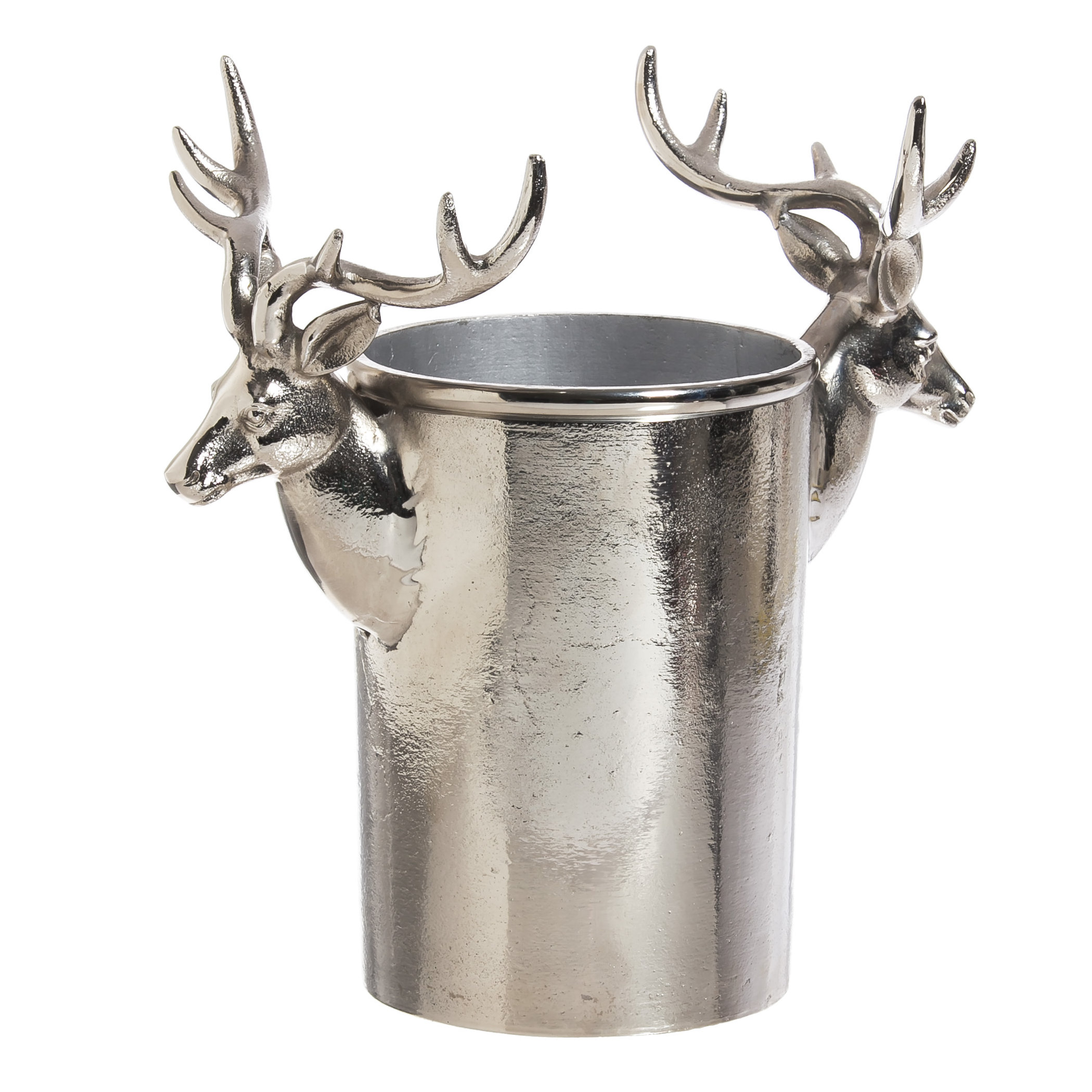 Evergreen Enterprises, Inc Metal Deer Wine Bottle Holder/Chiller Wayfair