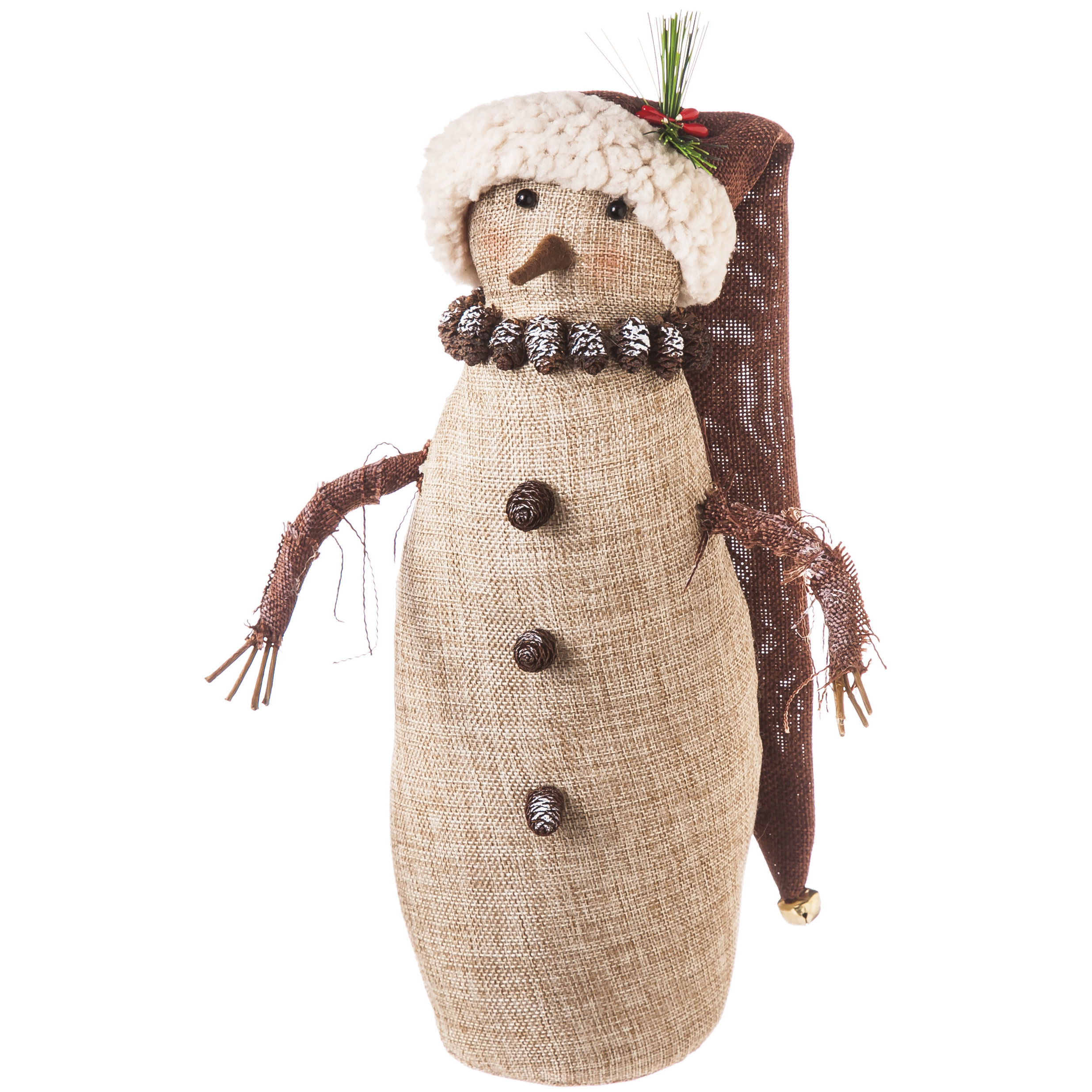 Evergreen Enterprises, Inc Vintage Snowman Fabric Tabletop Decor