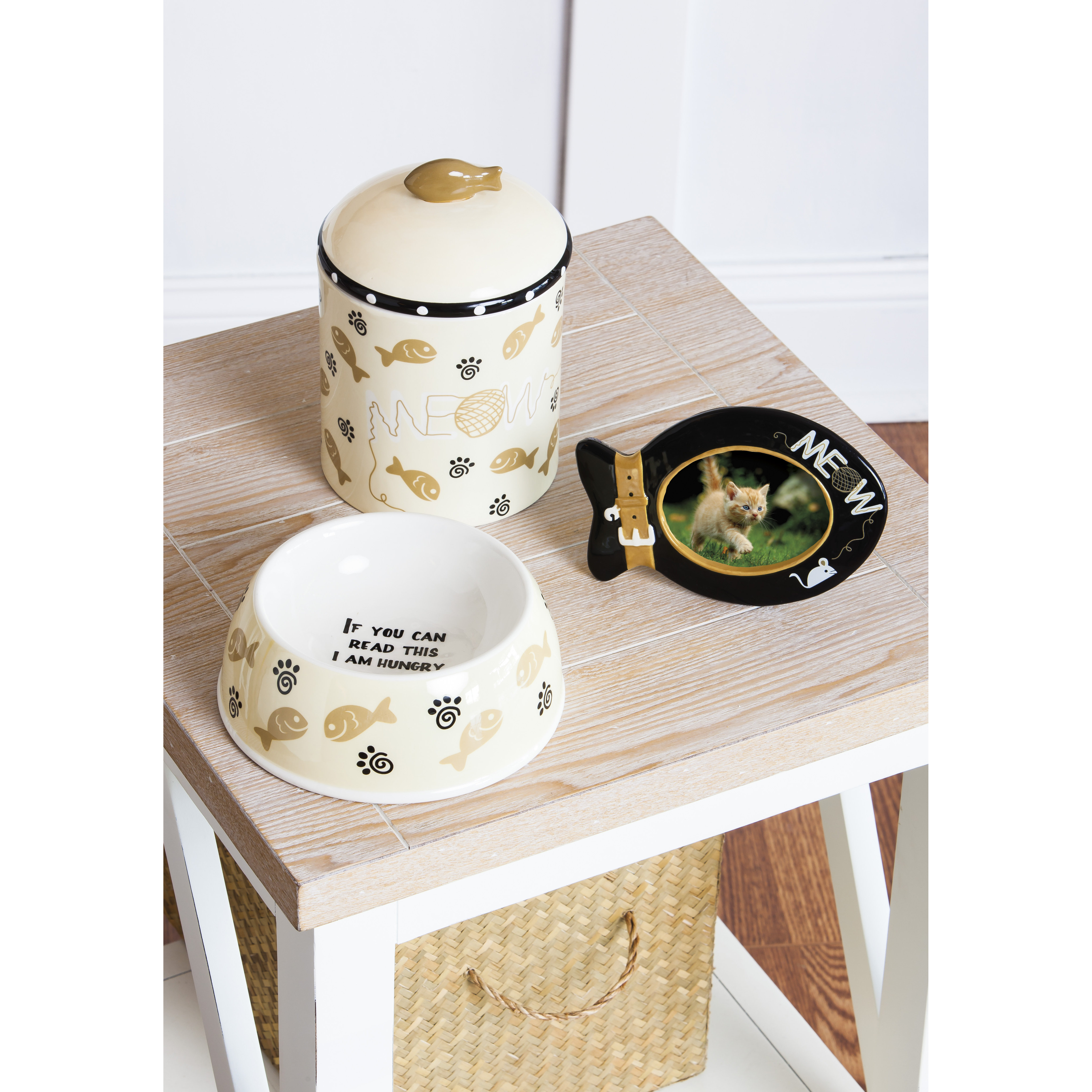 Evergreen Enterprises, Inc Ceramic Cat Treat Jar & Reviews Wayfair