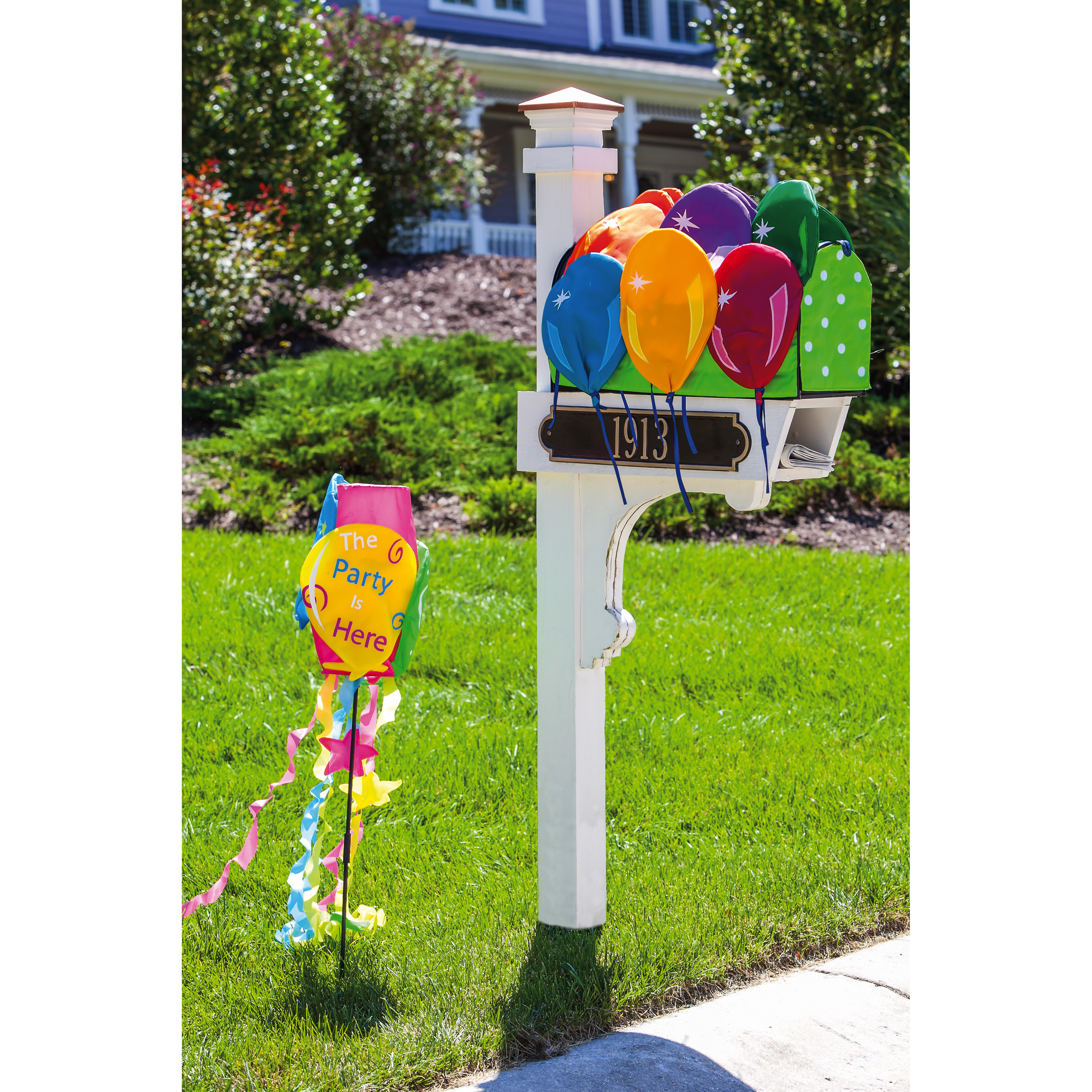 Evergreen Enterprises, Inc Balloons Mailbox Cover Wayfair