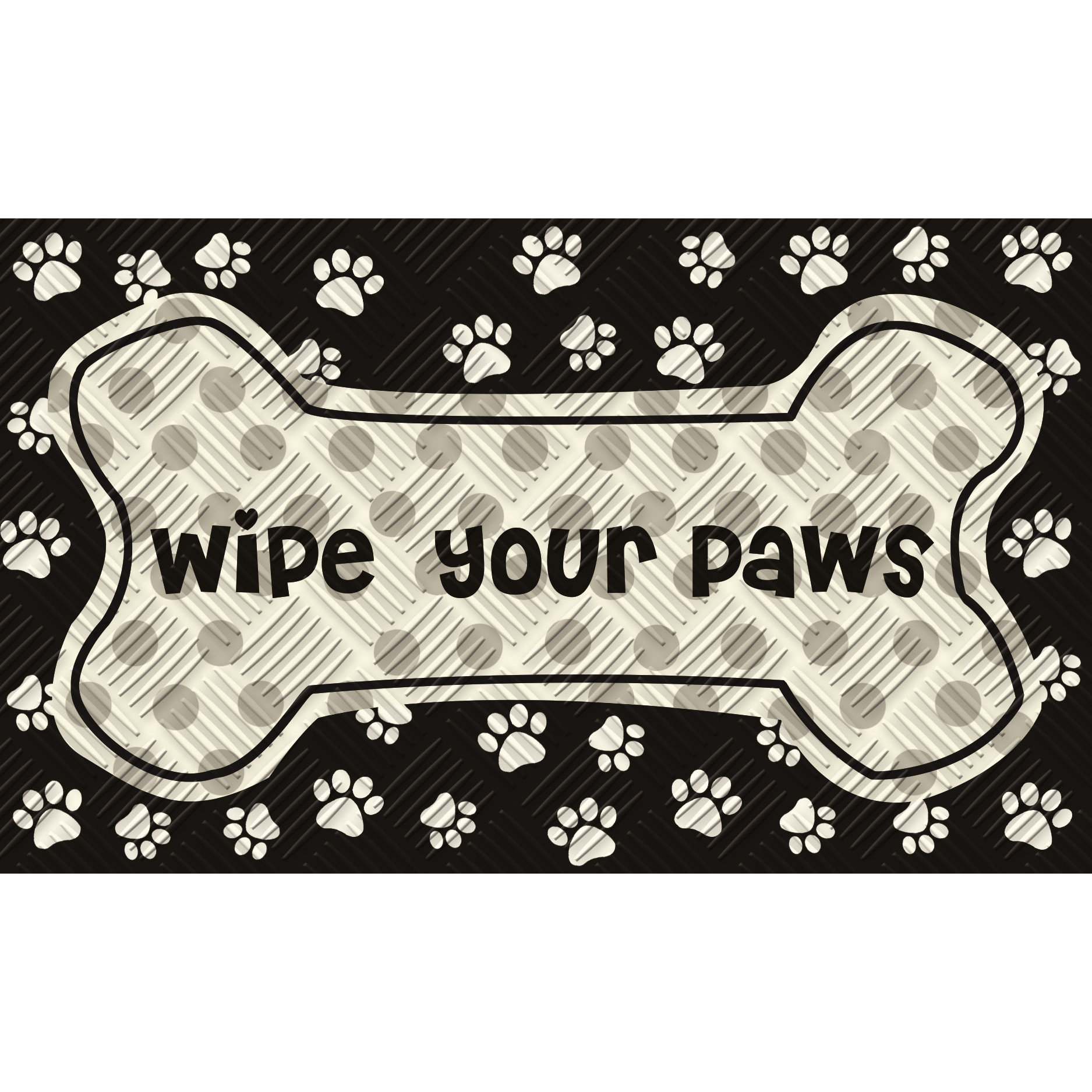 Evergreen Enterprises, Inc Wipe Your Paws Embossed Mat & Reviews Wayfair