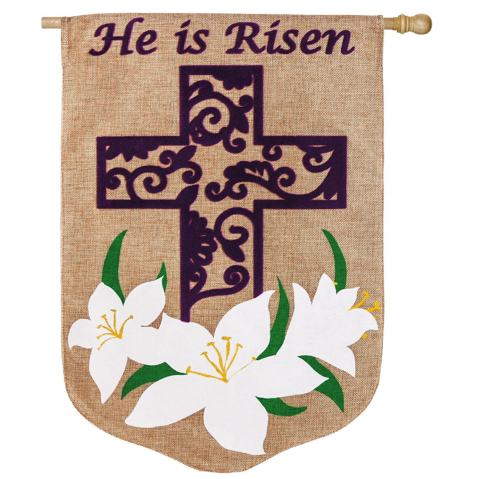 Evergreen Enterprises, Inc Easter Lily Vertical Flag | Wayfair