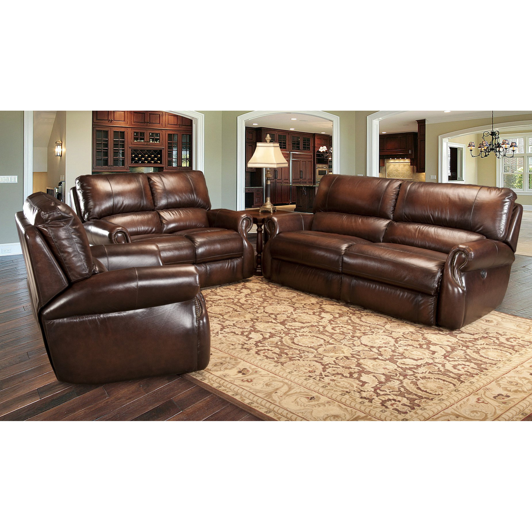 Parker House Hawthorne Leather Living Room Collection & Reviews Wayfair