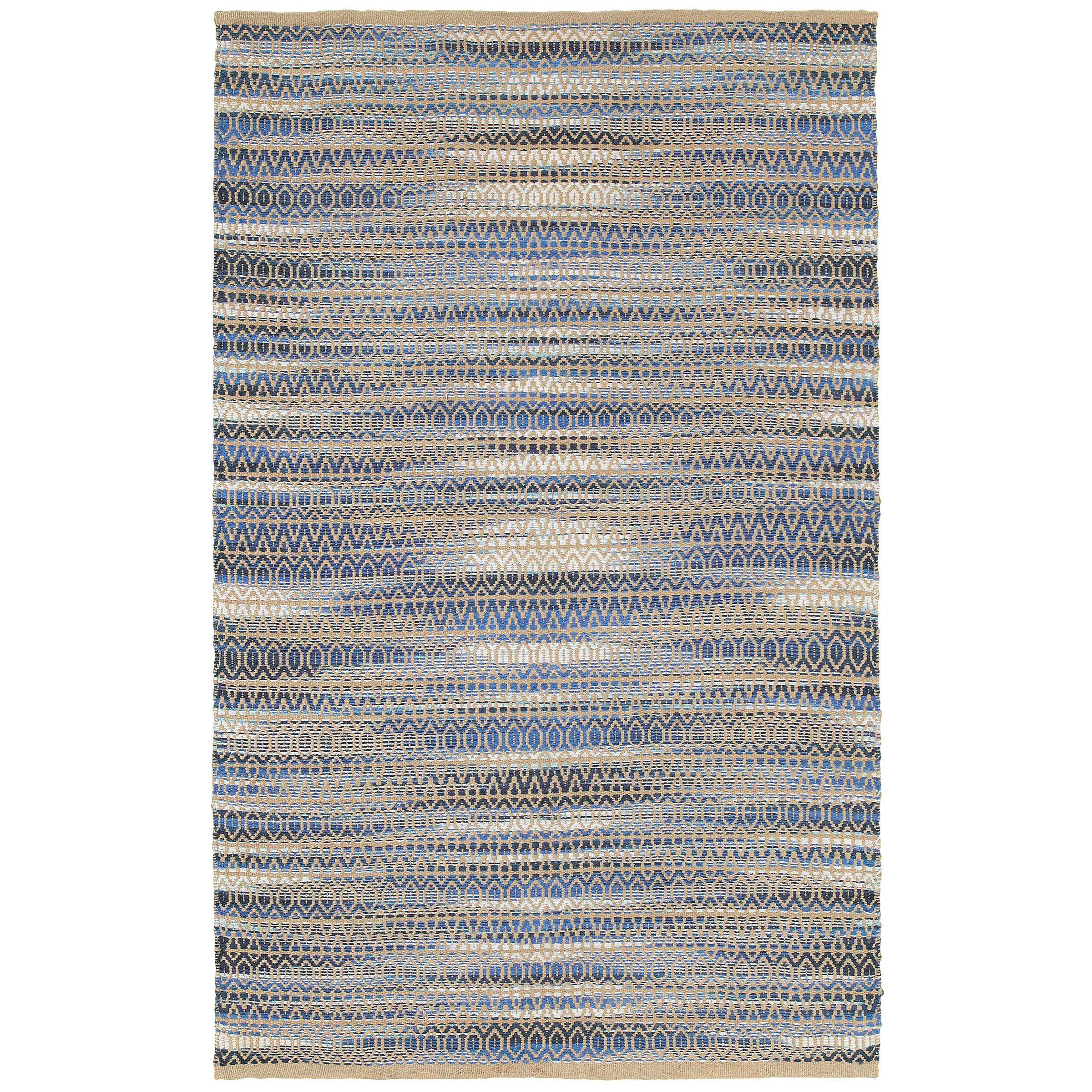 LR Resources Natural Fiber Blue Area Rug & Reviews Wayfair