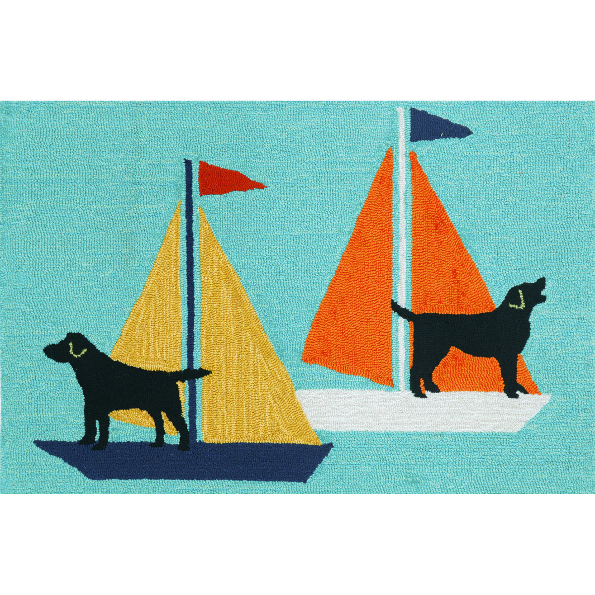 Liora Manne Frontporch Sailing Dog Area Rug & Reviews Wayfair