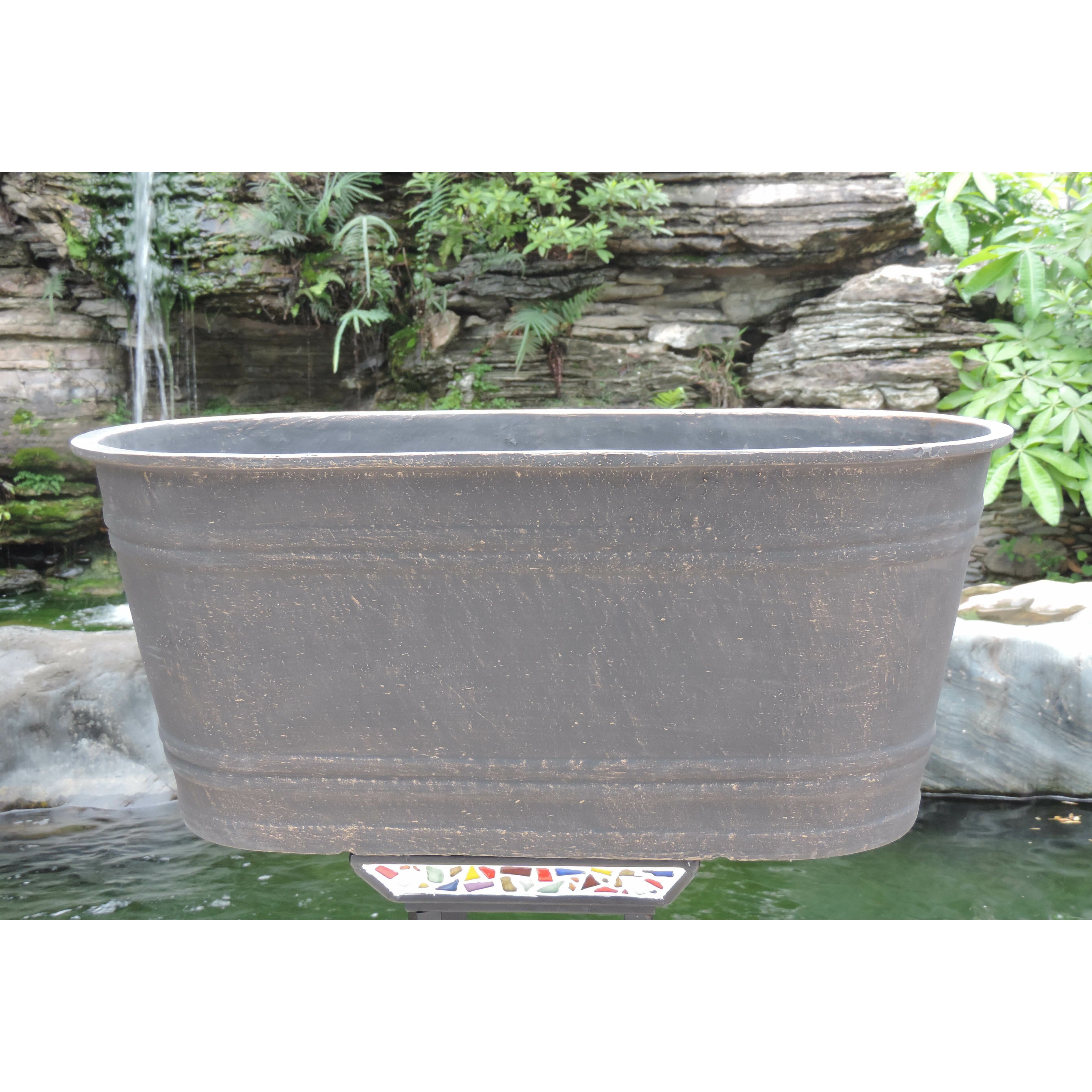 Griffith Creek Designs Oval Pot Planter & Reviews | Wayfair