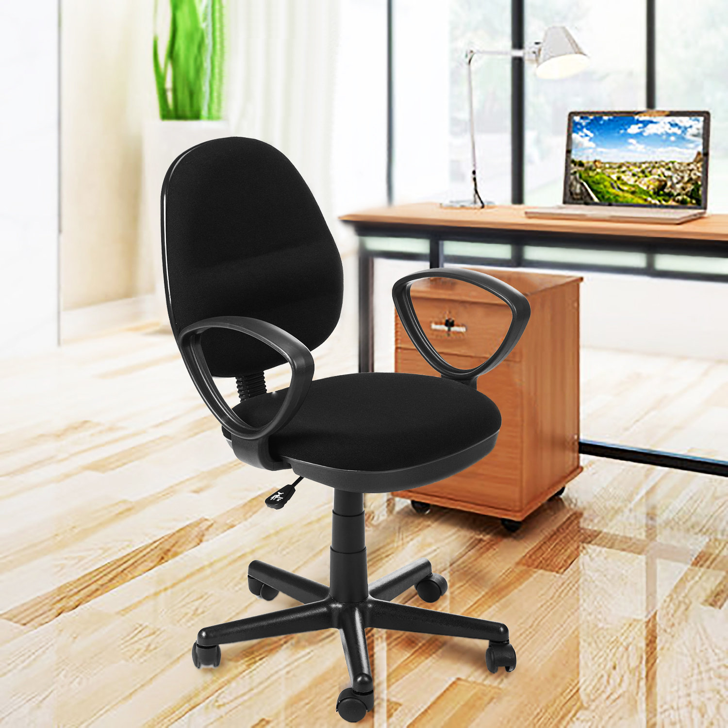 Merax 15.7" Mesh Office Task Chair with Arm & Reviews Wayfair