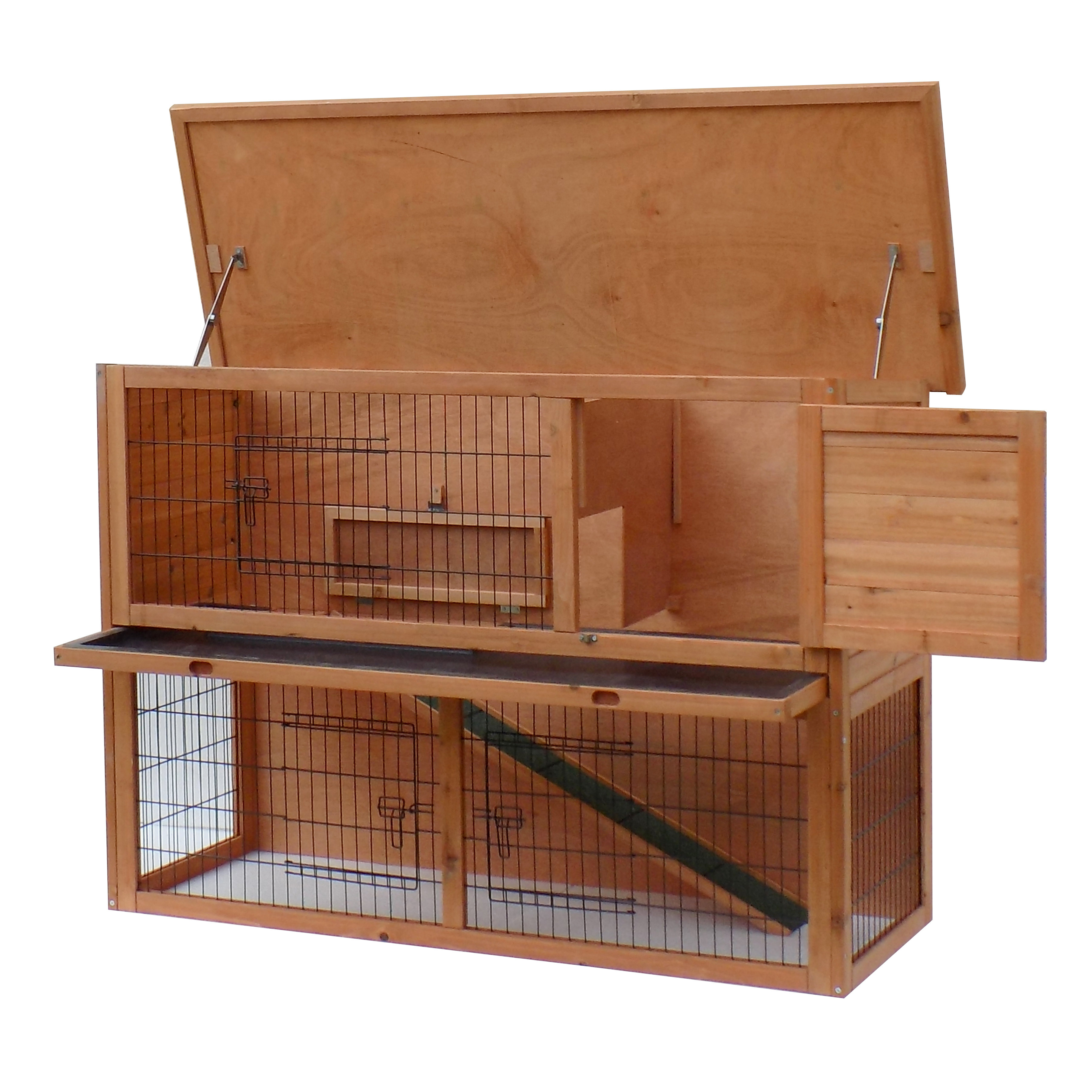 Merax Wooden Rabbit Hutch with Ramp & Reviews Wayfair