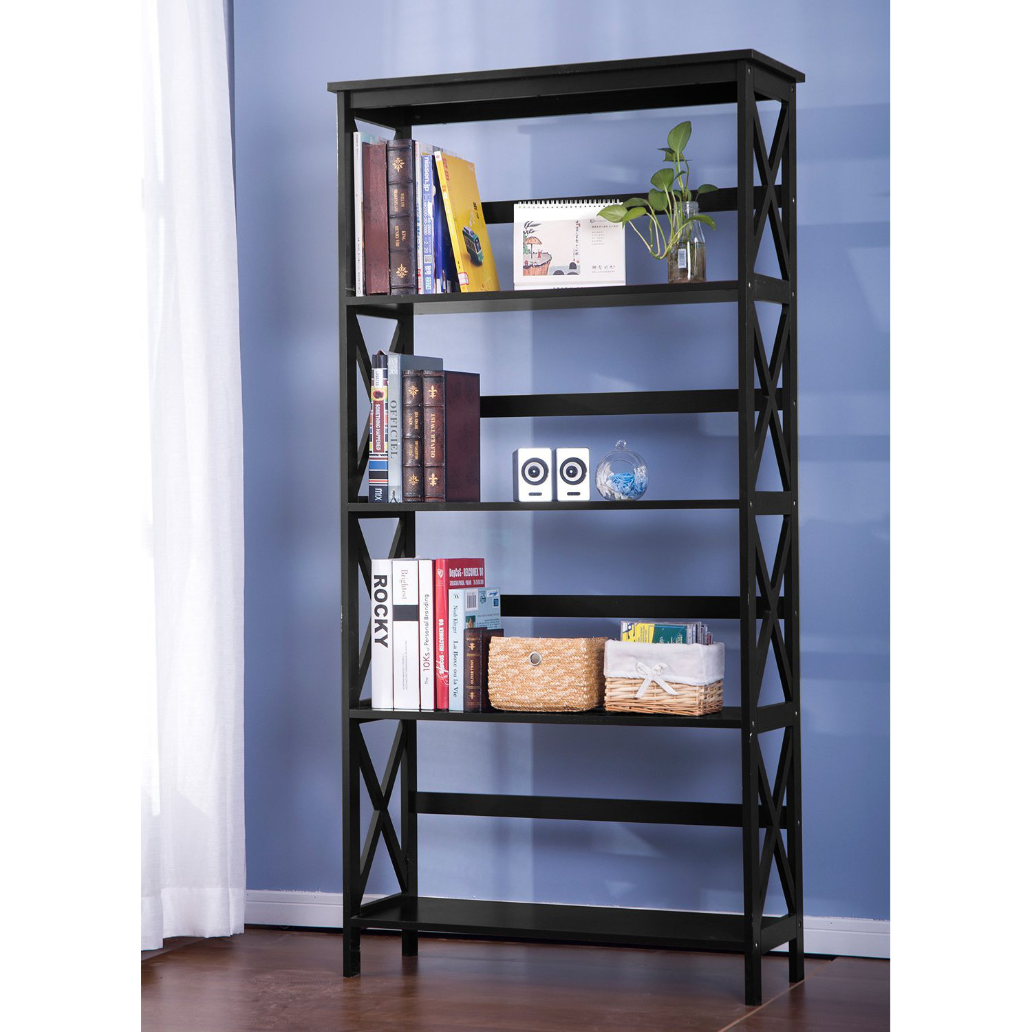 Merax 5Tier 63" Etagere Bookcase Wayfair