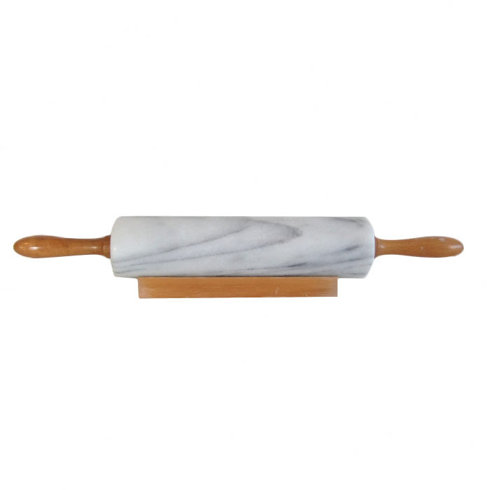 Creative Home White Marble Rolling Pin with Cradle & Reviews Wayfair