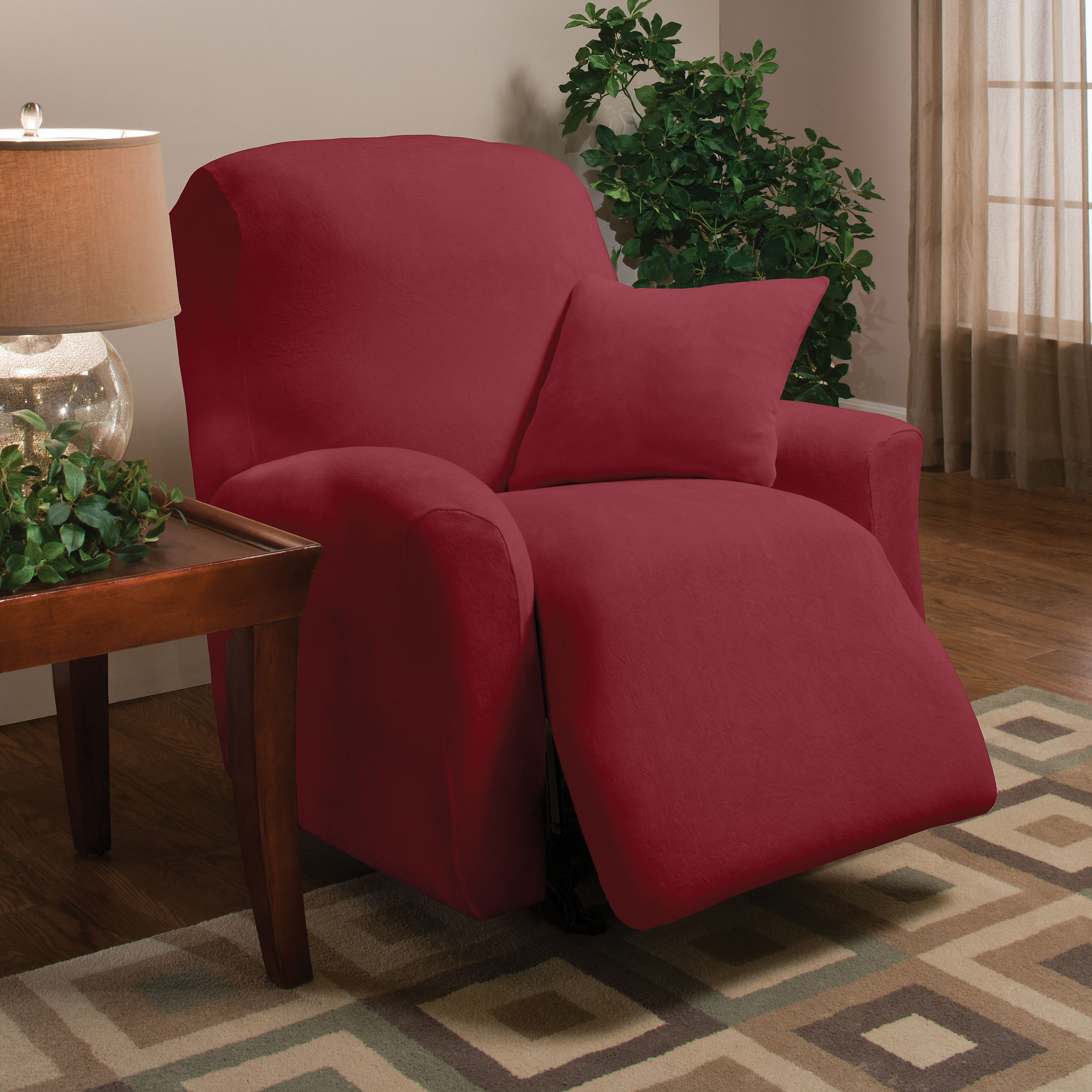 Madison Home Stretch Microfleece Large Recliner Slipcover & Reviews