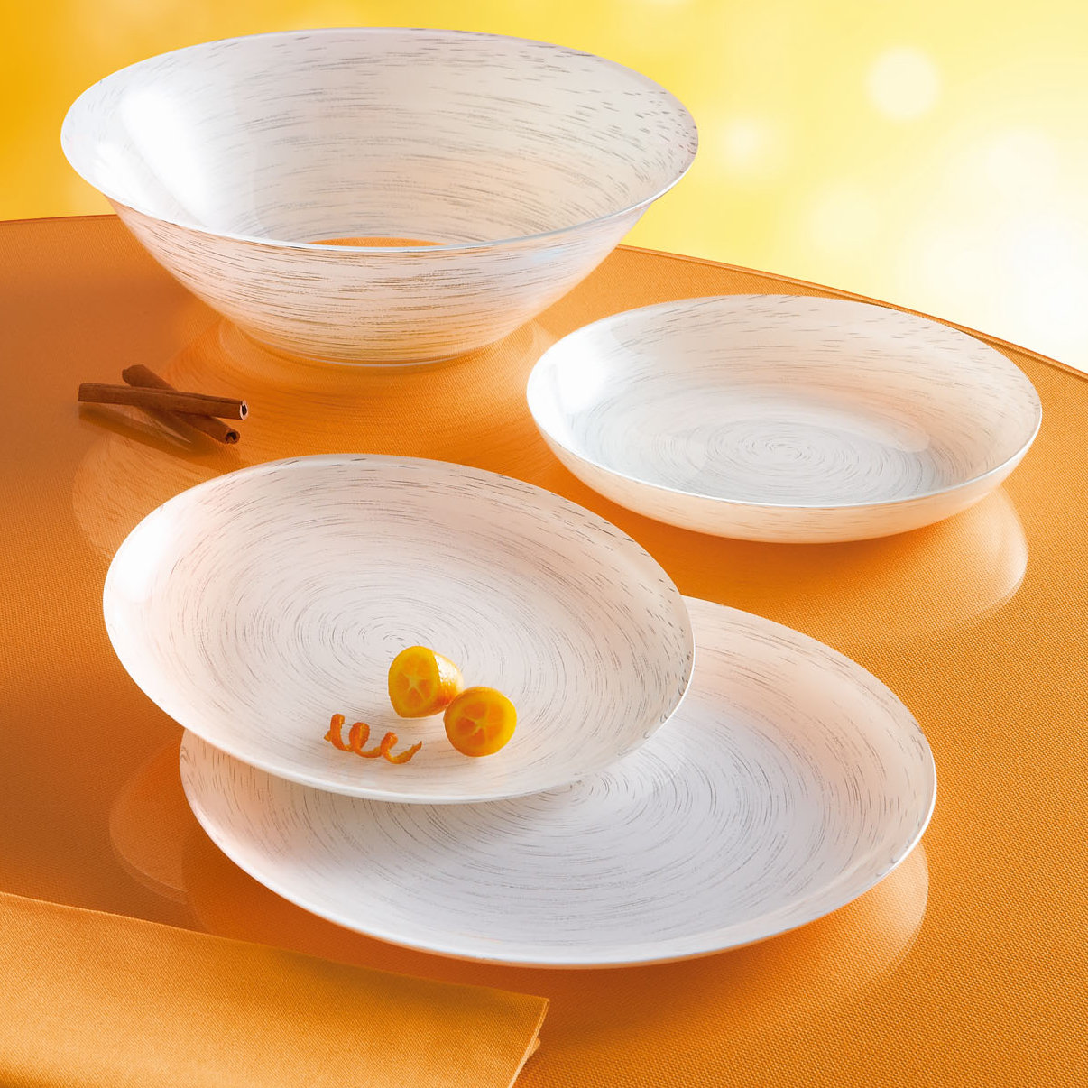 Luminarc Stonemania 19Piece Dinnerware Set & Reviews Wayfair UK
