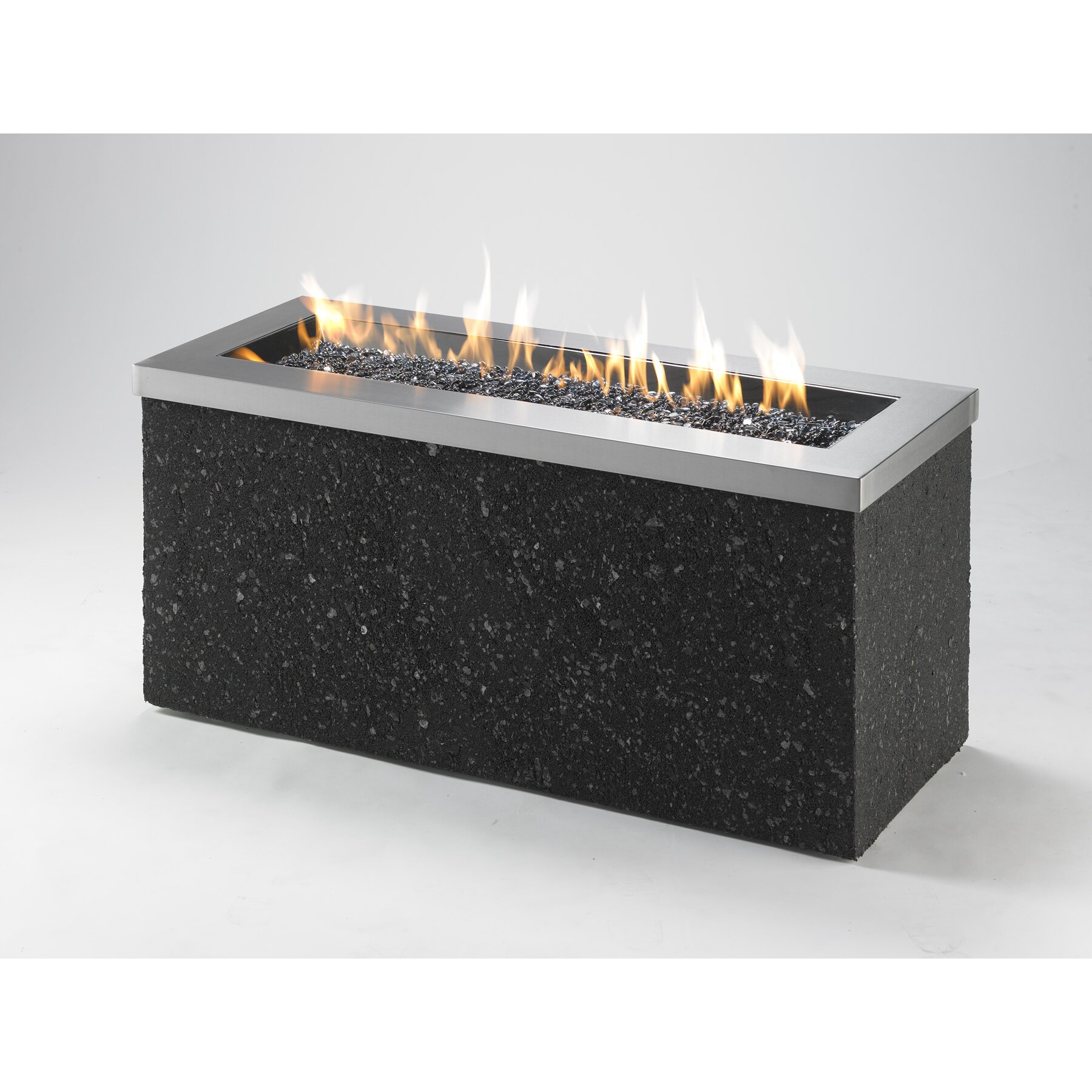 Key Largo Linear Burner Design with Fire Pit