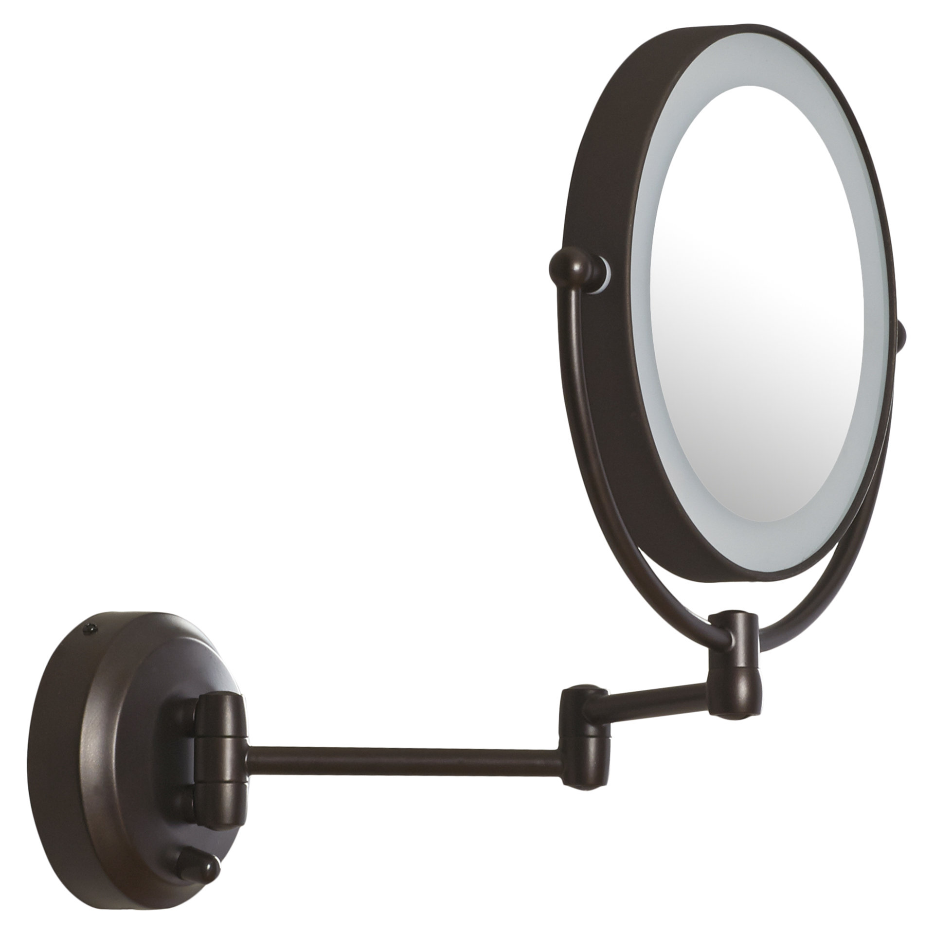 Zadro LED Lighted 1X/10X Magnification Mount Wall Mirror & Reviews Wayfair