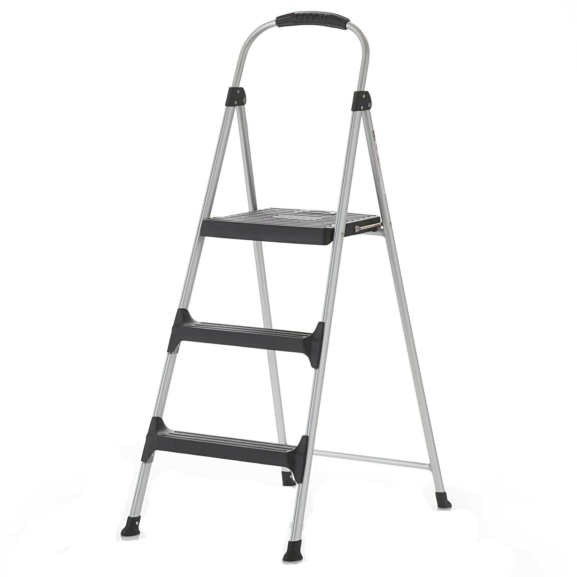 Costco 3 Step Ladder : Cosco Max Work Steel Platform Ladder, 22w x 31d ...