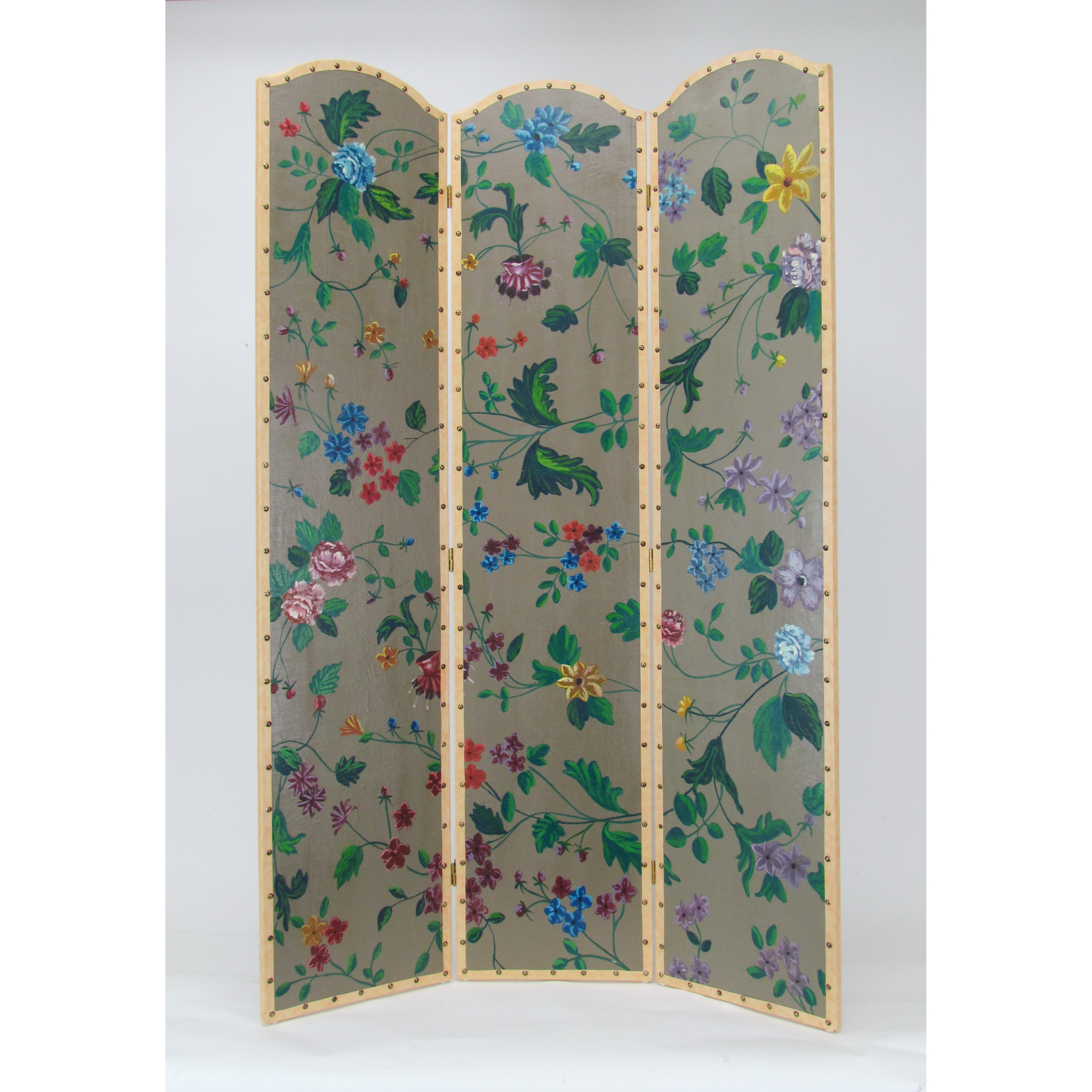 Wayborn 72" x 48" Vibrant Floral 3 Panel Room Divider & Reviews Wayfair