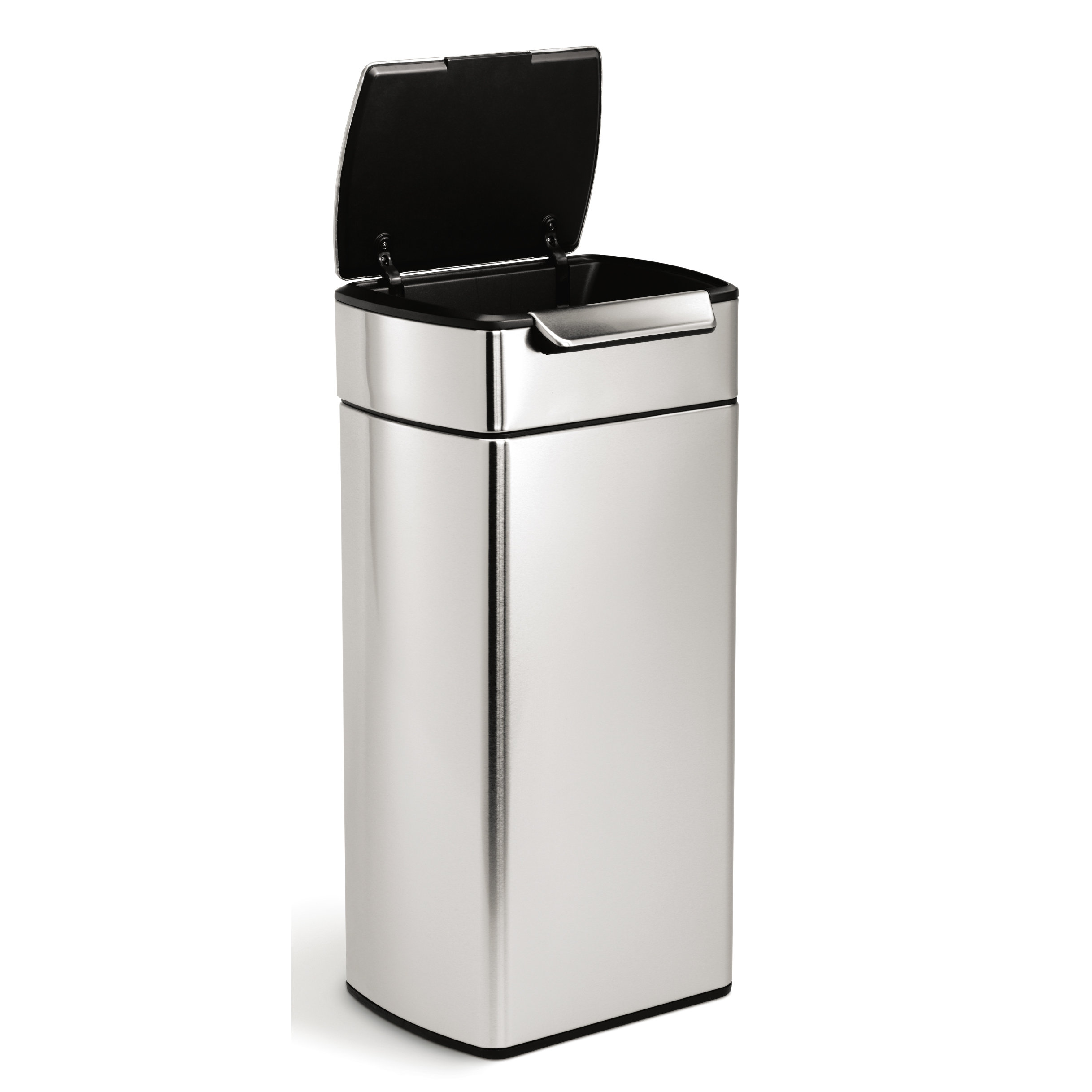 simplehuman 7.9 Gallon Touch Top Stainless Steel Trash Can & Reviews