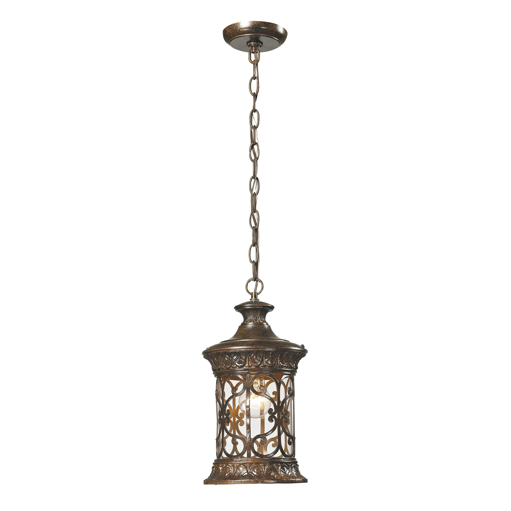 Elk Lighting Orlean 1 Light Outdoor Pendant & Reviews Wayfair