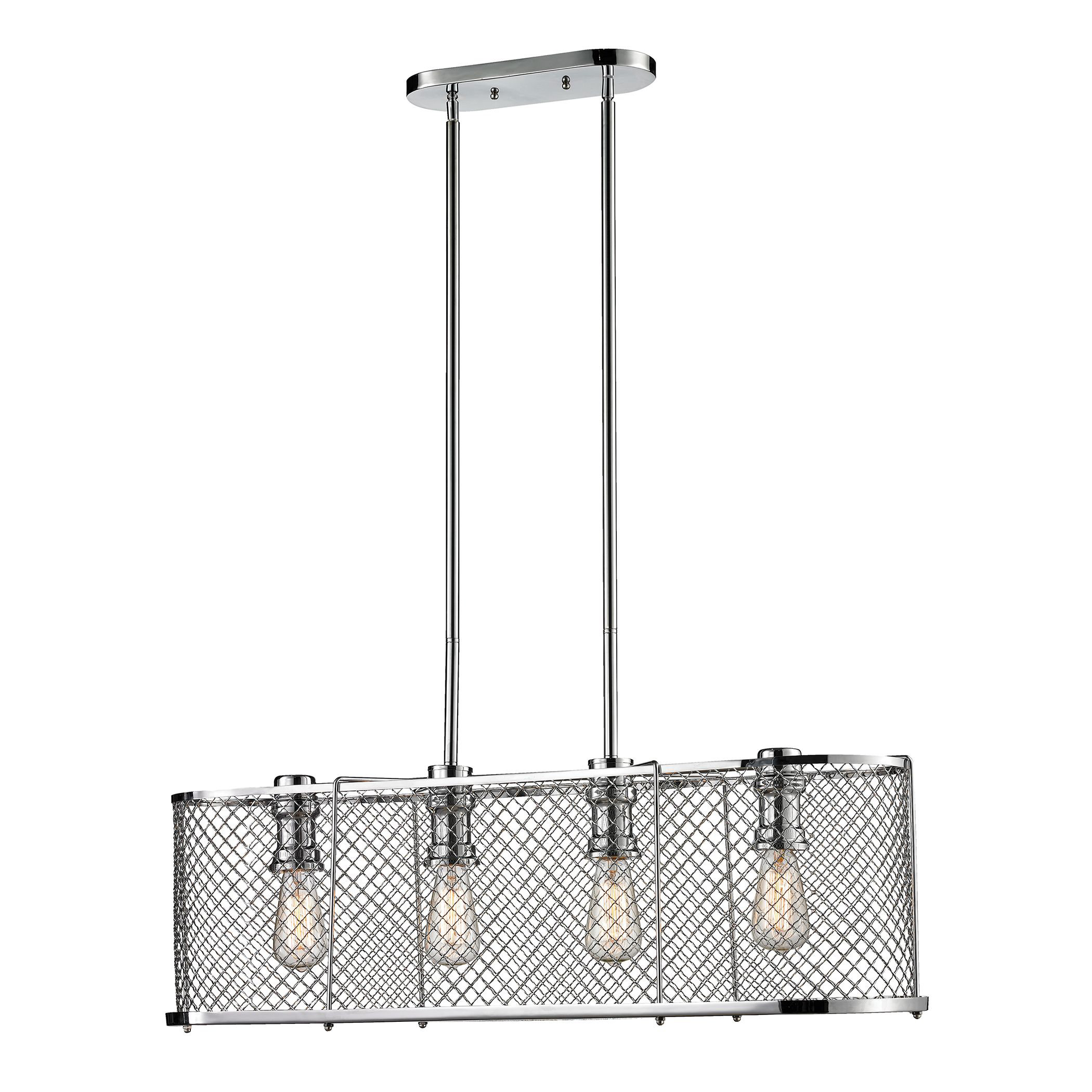 Elk Lighting Brisbane 4 Light Drum Chandelier & Reviews Wayfair