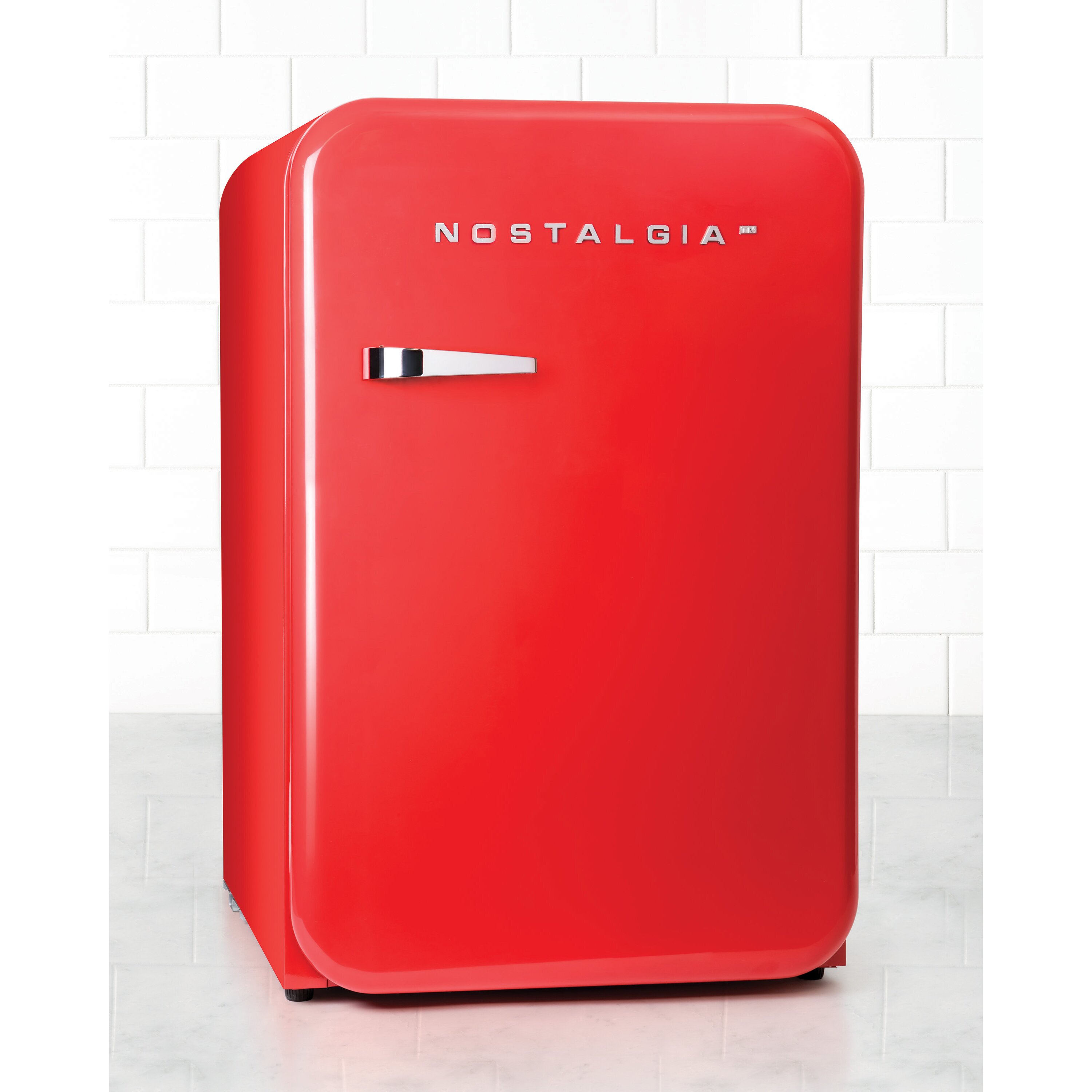 Nostalgia Electrics 3.8 cu. ft. Compact Refrigerator with Freezer & Reviews Wayfair