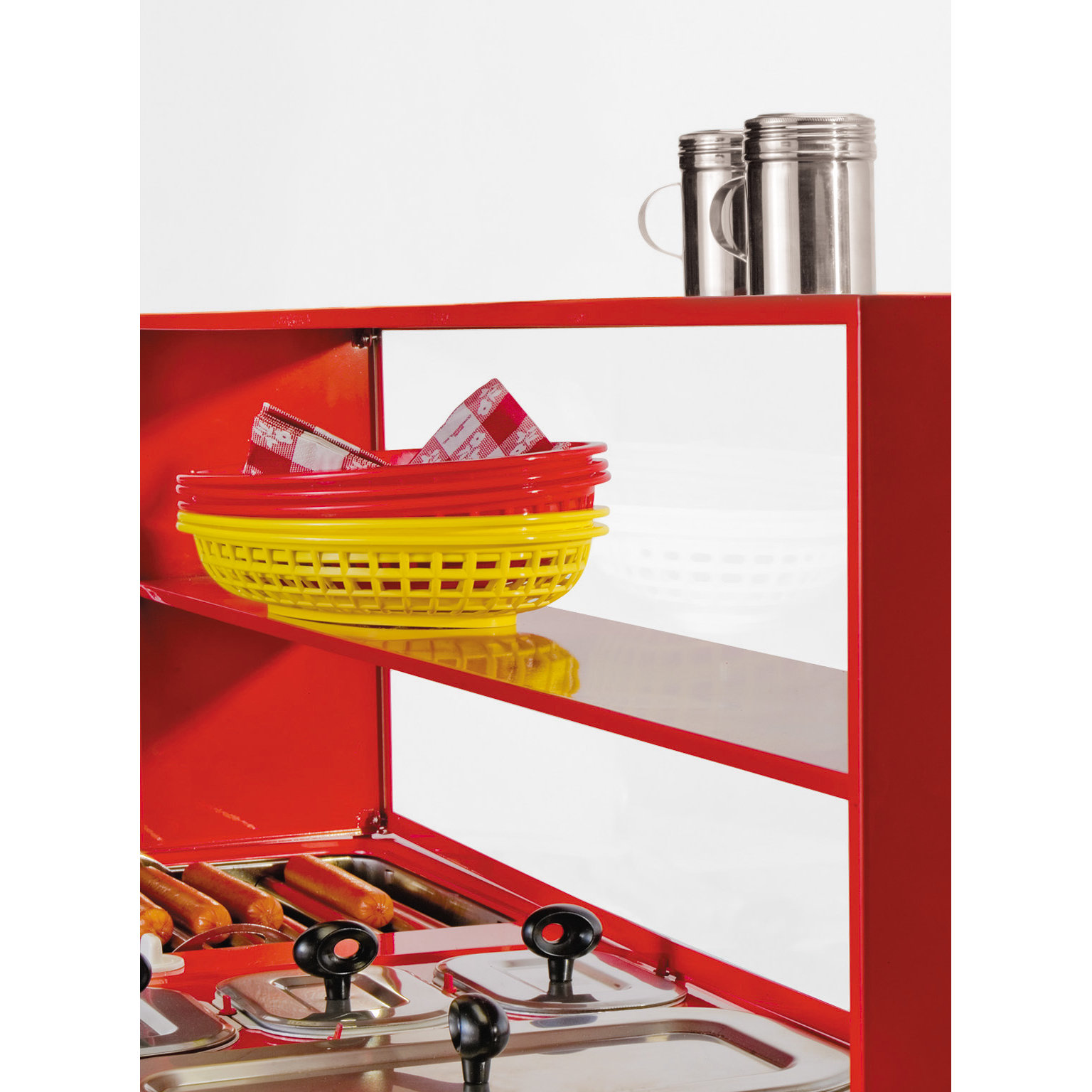 Nostalgia Electrics Carnival Hot Dog Cart With Umbrella Nostalgia Electrics Carnival Hot Dog Cart With Umbrella