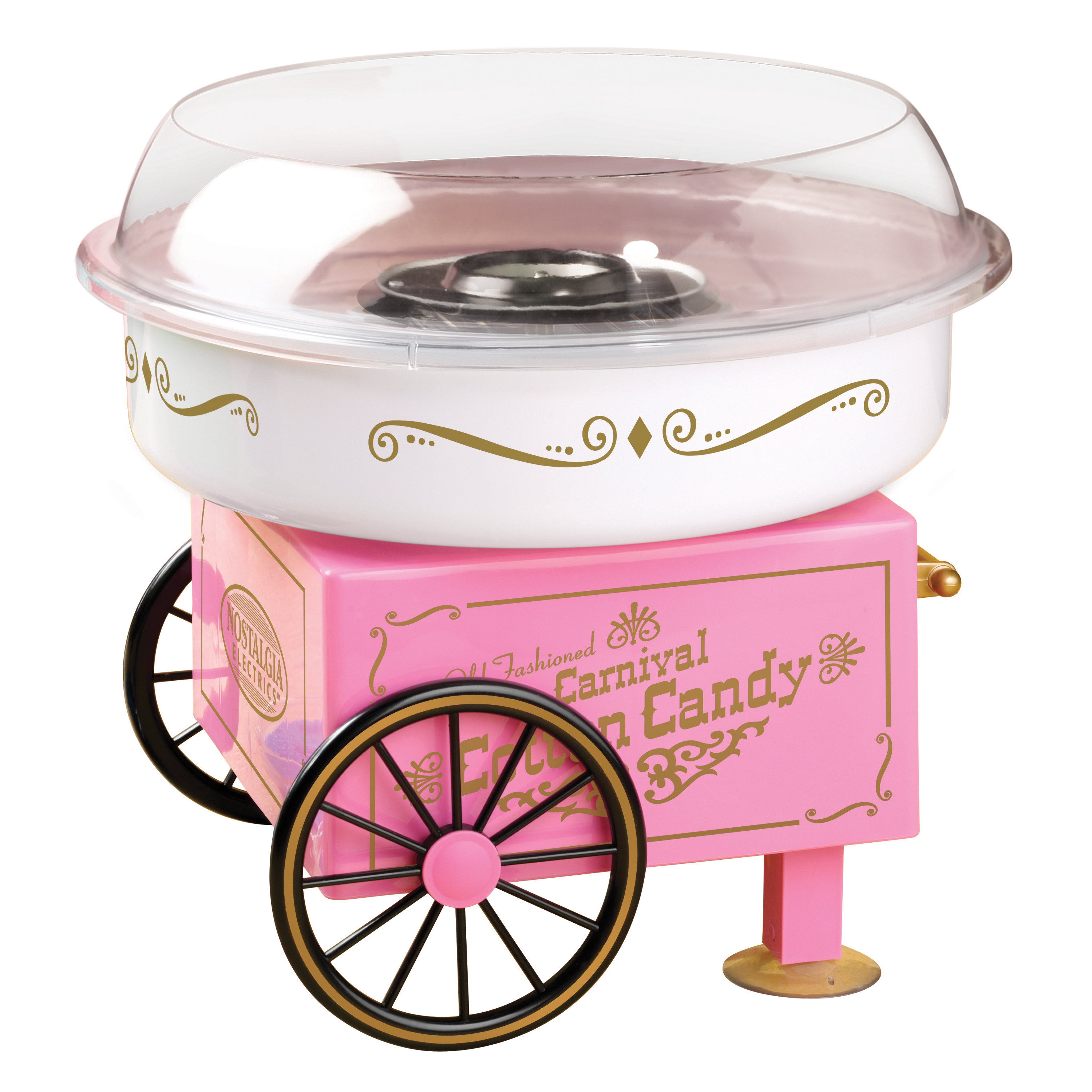 nostalgia retro hard candy cotton candy maker