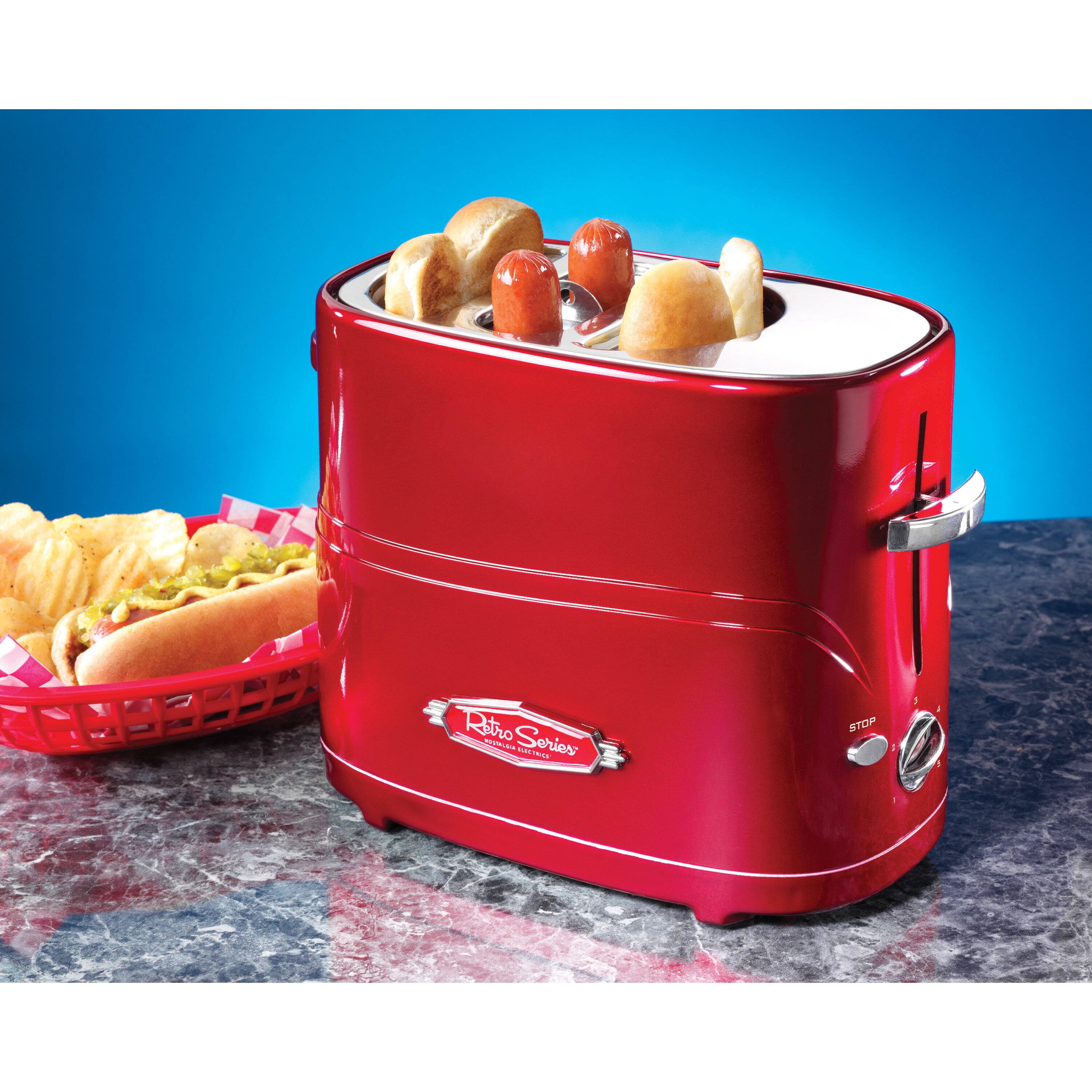 Nostalgia Electrics Retro Series PopUp Hot Dog Toaster & Reviews Wayfair