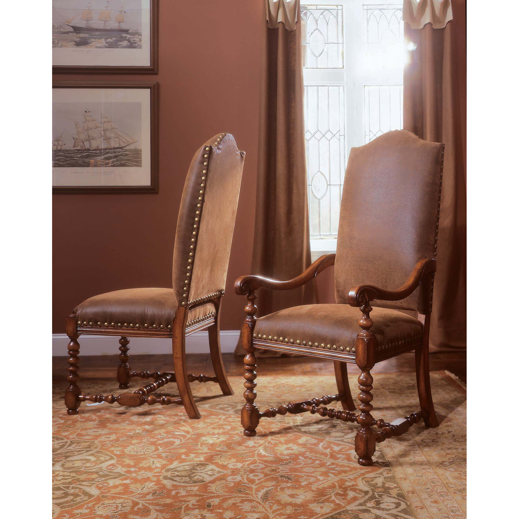 Hooker Furniture Waverly Place Upholstered Back Arm Chair & Reviews