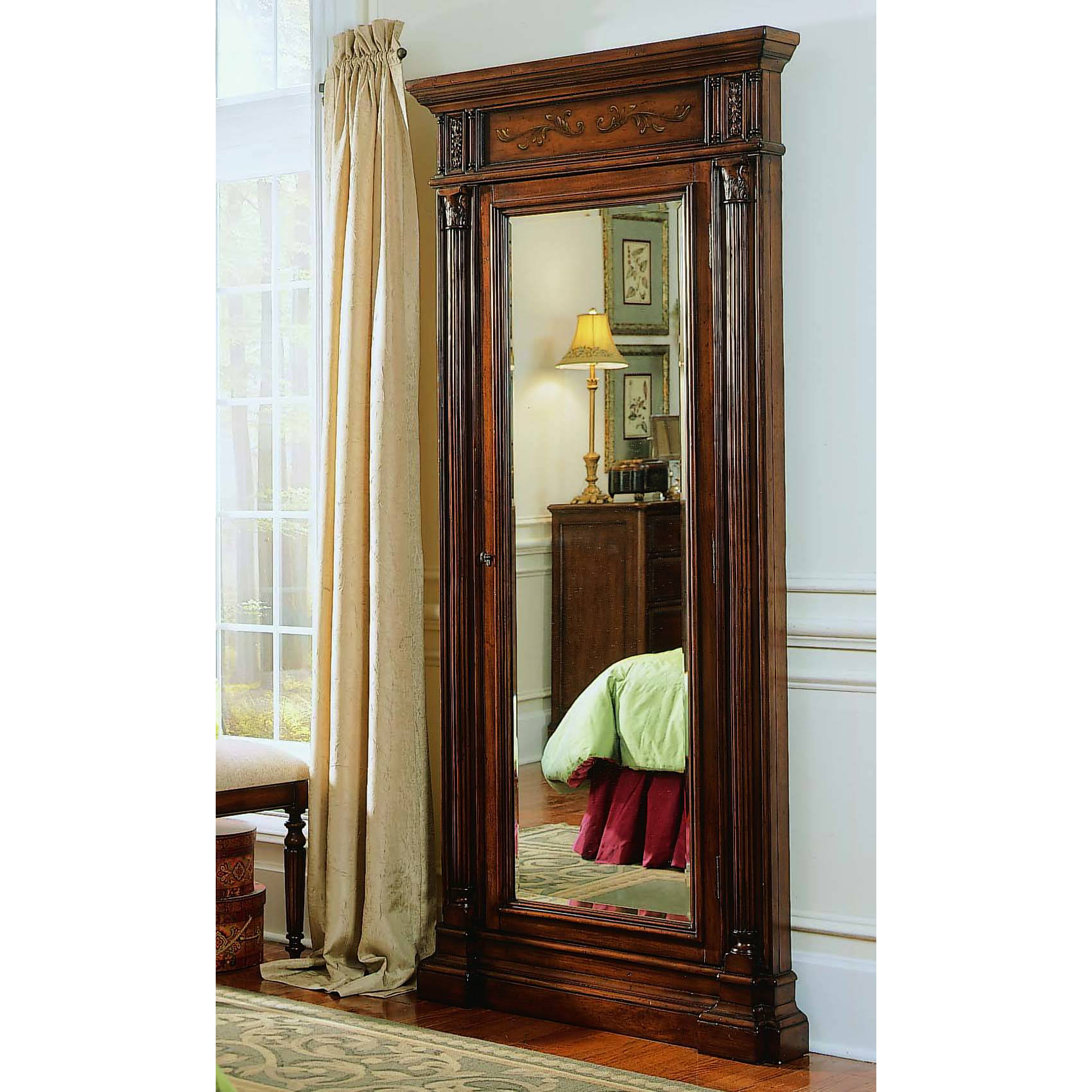 Hooker Furniture Seven Seas Jewelry Armoire with Mirror \u0026 Reviews  Wayfair