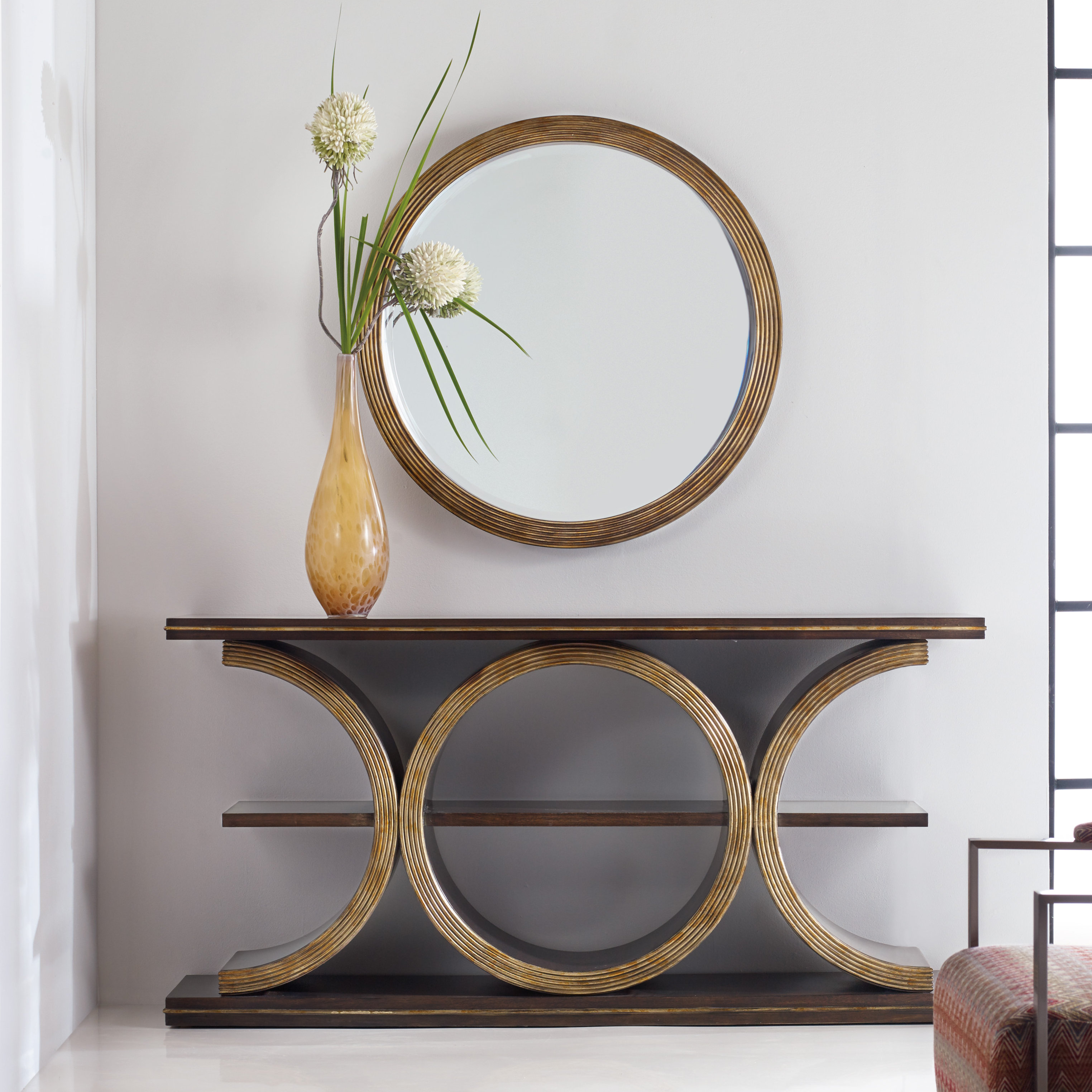 Hooker Furniture Melange Console Table and Mirror Set Wayfair