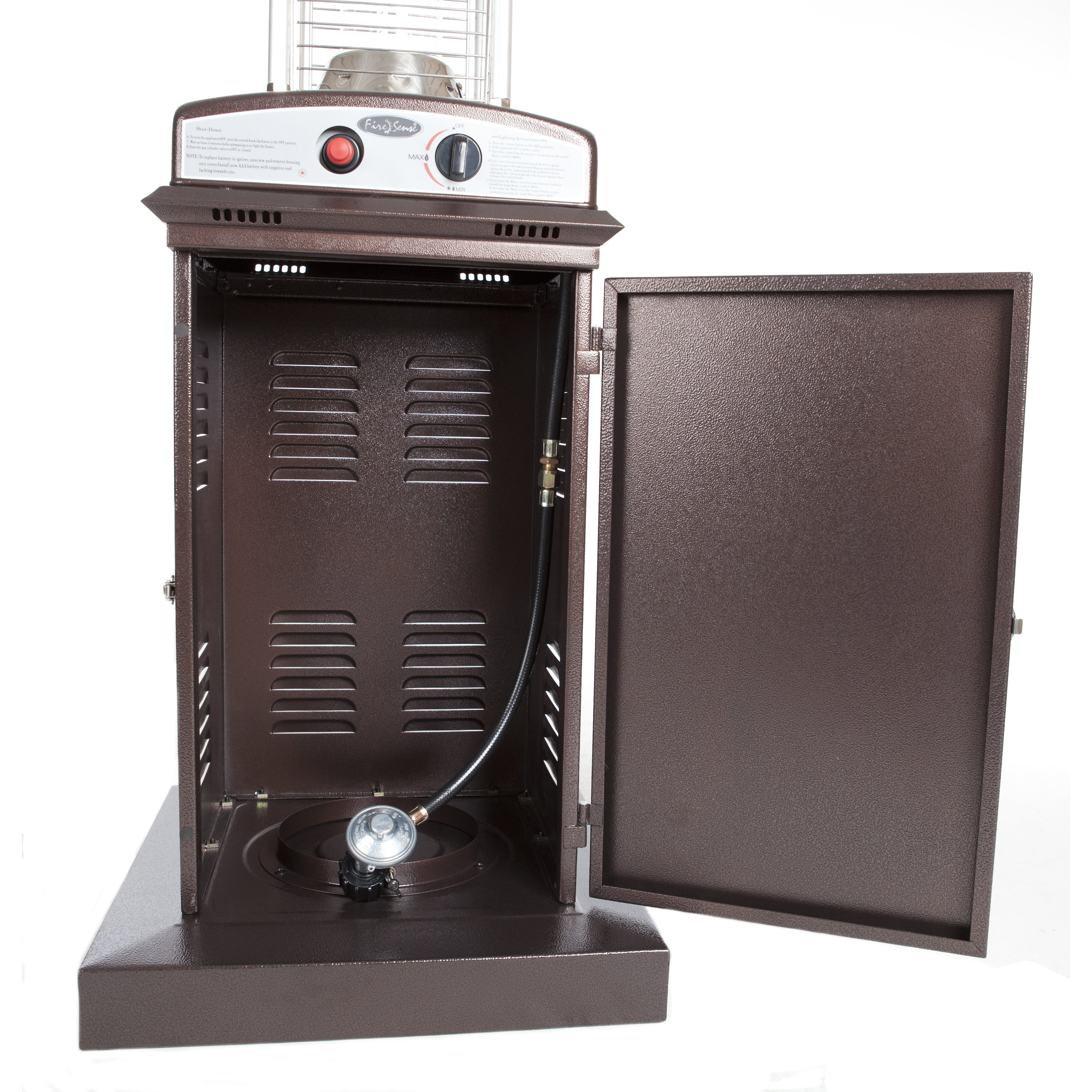 Fire Sense Hammered Square Flame Patio Heater & Reviews Wayfair