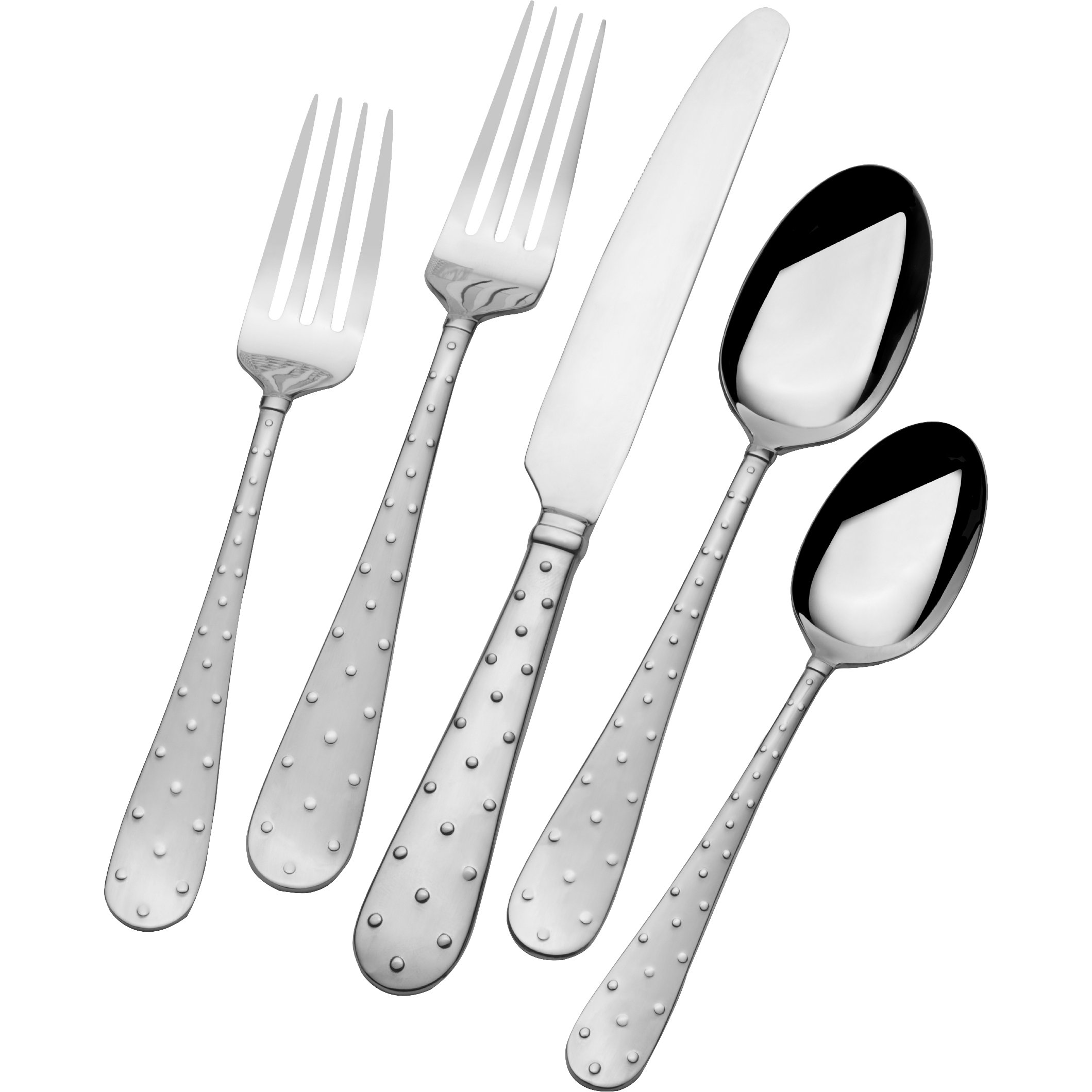 Towle Silversmiths Everyday 20 Piece Pointelle Flatware Set & Reviews
