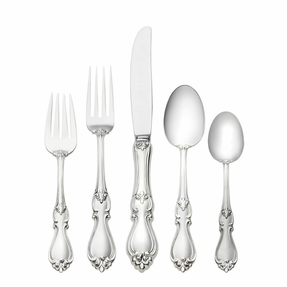 Towle Silversmiths Sterling Silver Queen Elizabeth 5 Piece Dinner