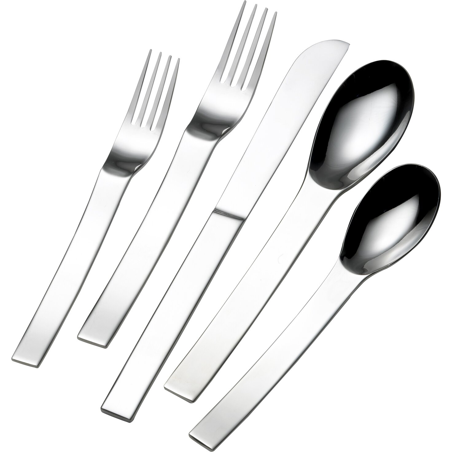 Sasaki 45 Piece Aria Flatware Set & Reviews | Wayfair