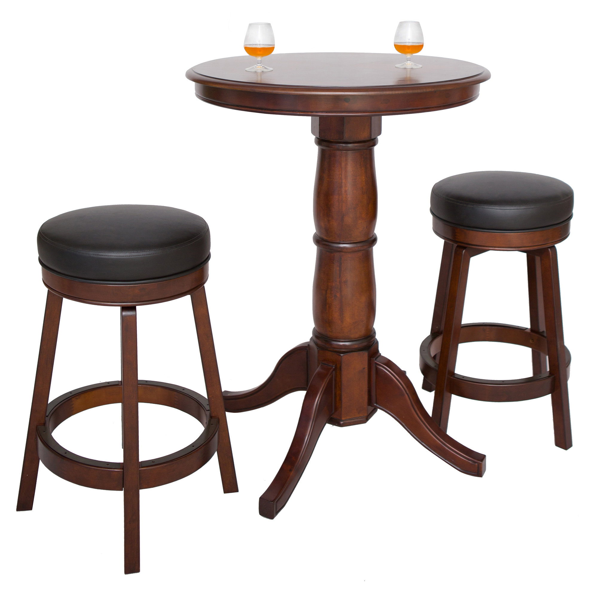 Hathaway Games Oxford 3 Piece Hardwood Pub Table Set u0026 Reviews Wayfair Hathaway Games Oxford 3 Piece Hardwood Pub Table Set u0026 Reviews Wayfair