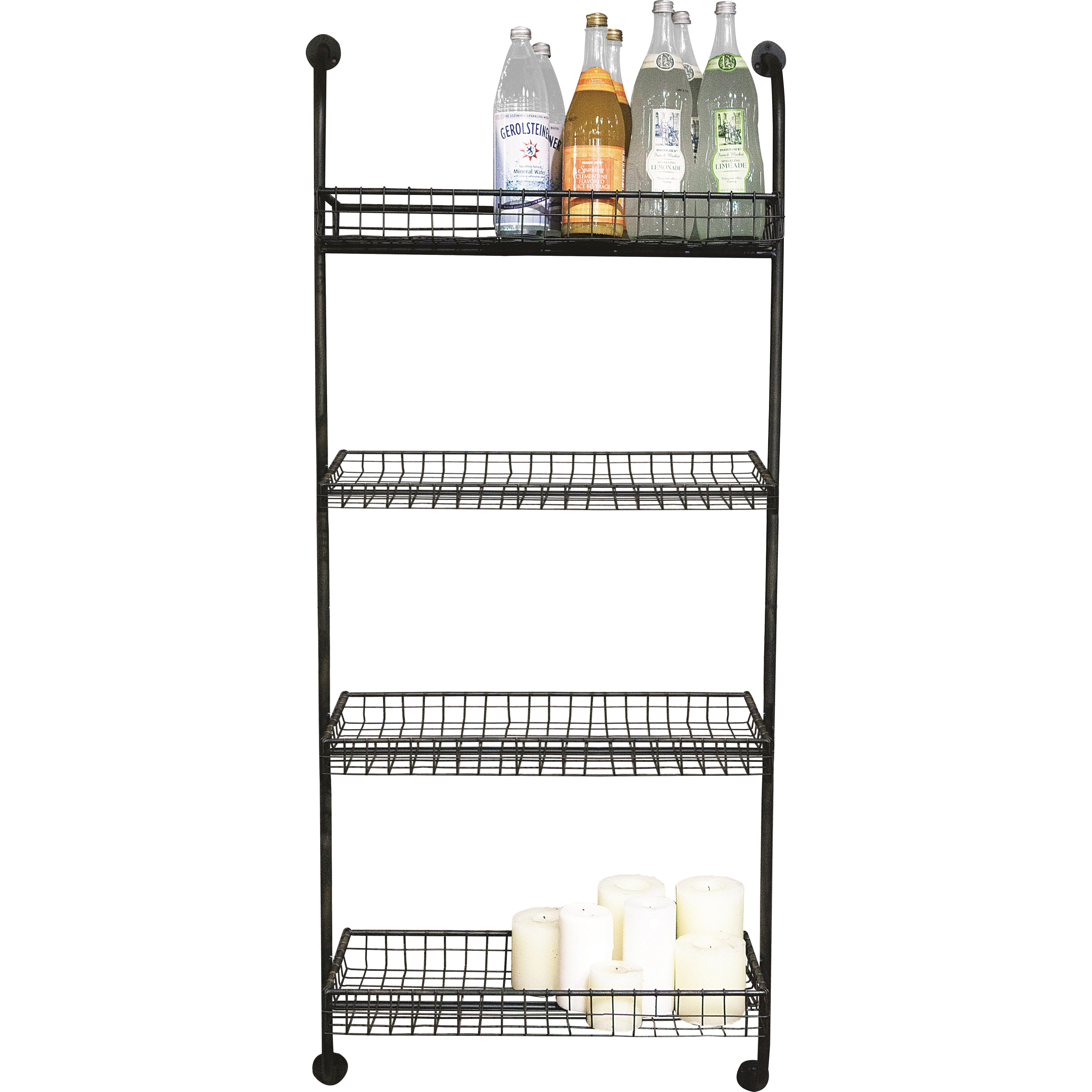 Creative CoOp Inspired Home 26.5" x 61" Bathroom Shelf & Reviews Wayfair