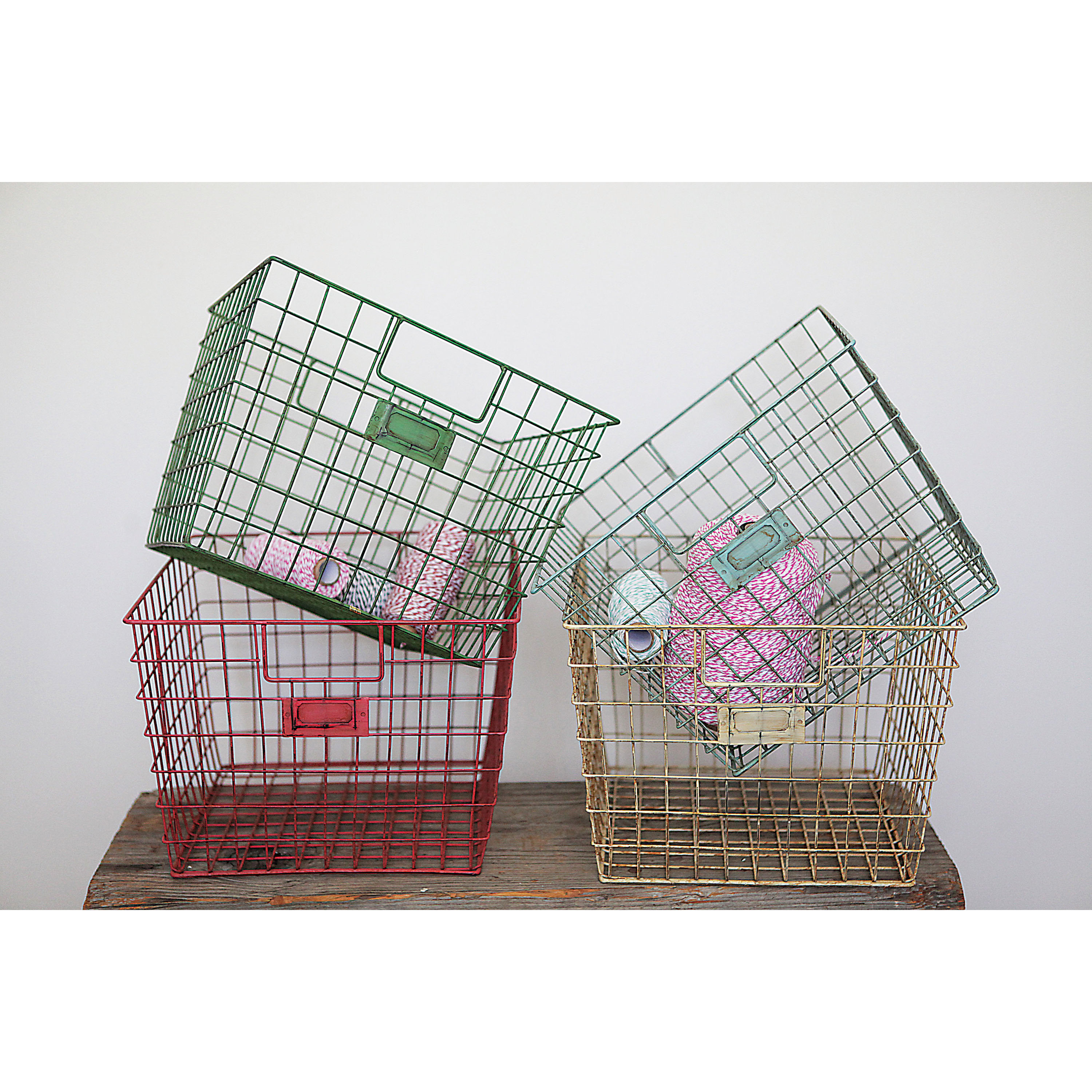 Creative CoOp Locker Basket & Reviews Wayfair