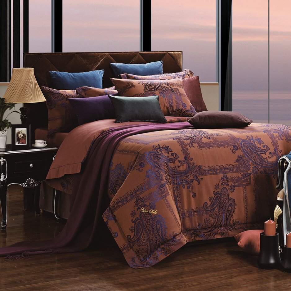 Dolce Mela Dolce Mela 6 Piece Reversible Duvet Cover Set ...