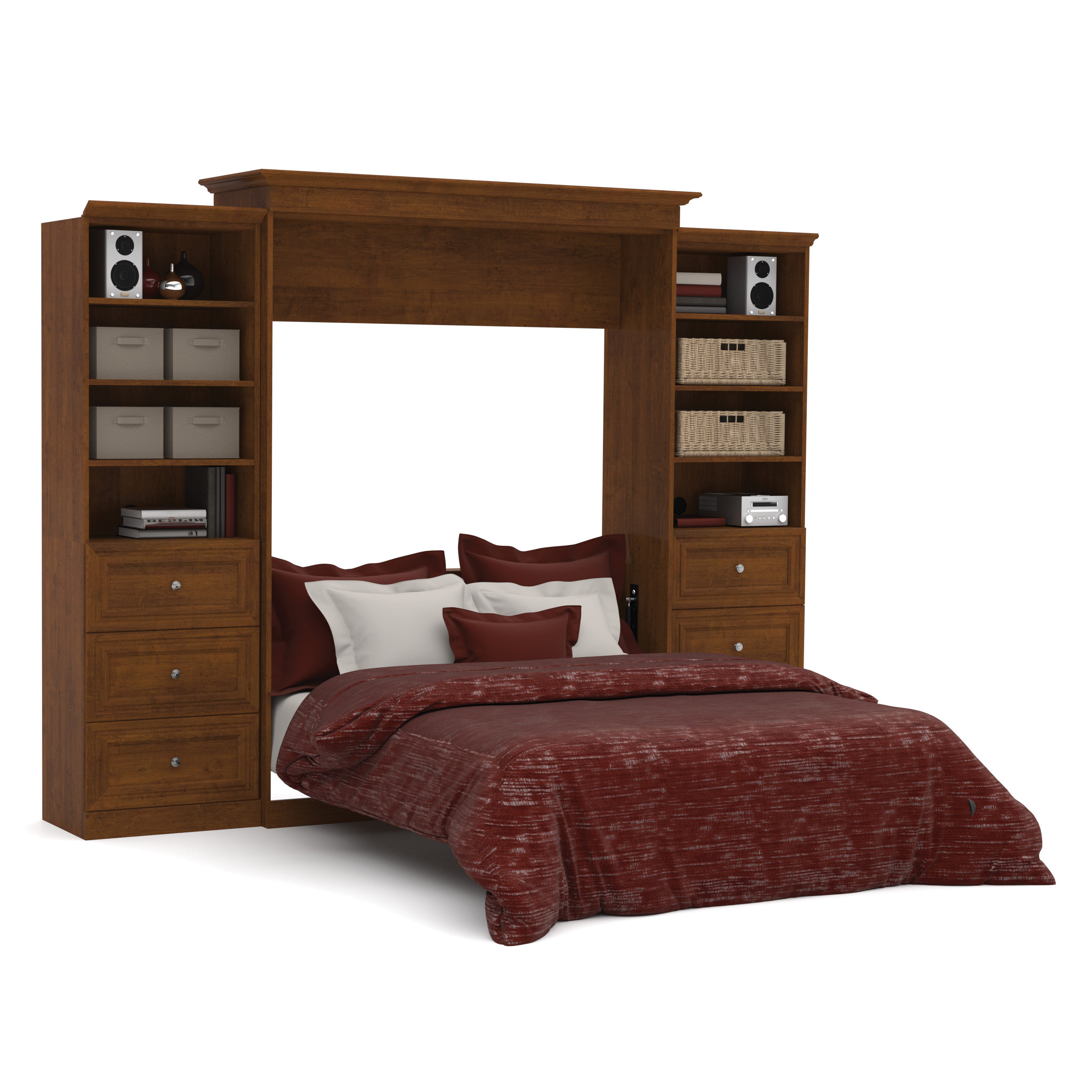 Bestar Versatile Queen Murphy Bed & Reviews Wayfair