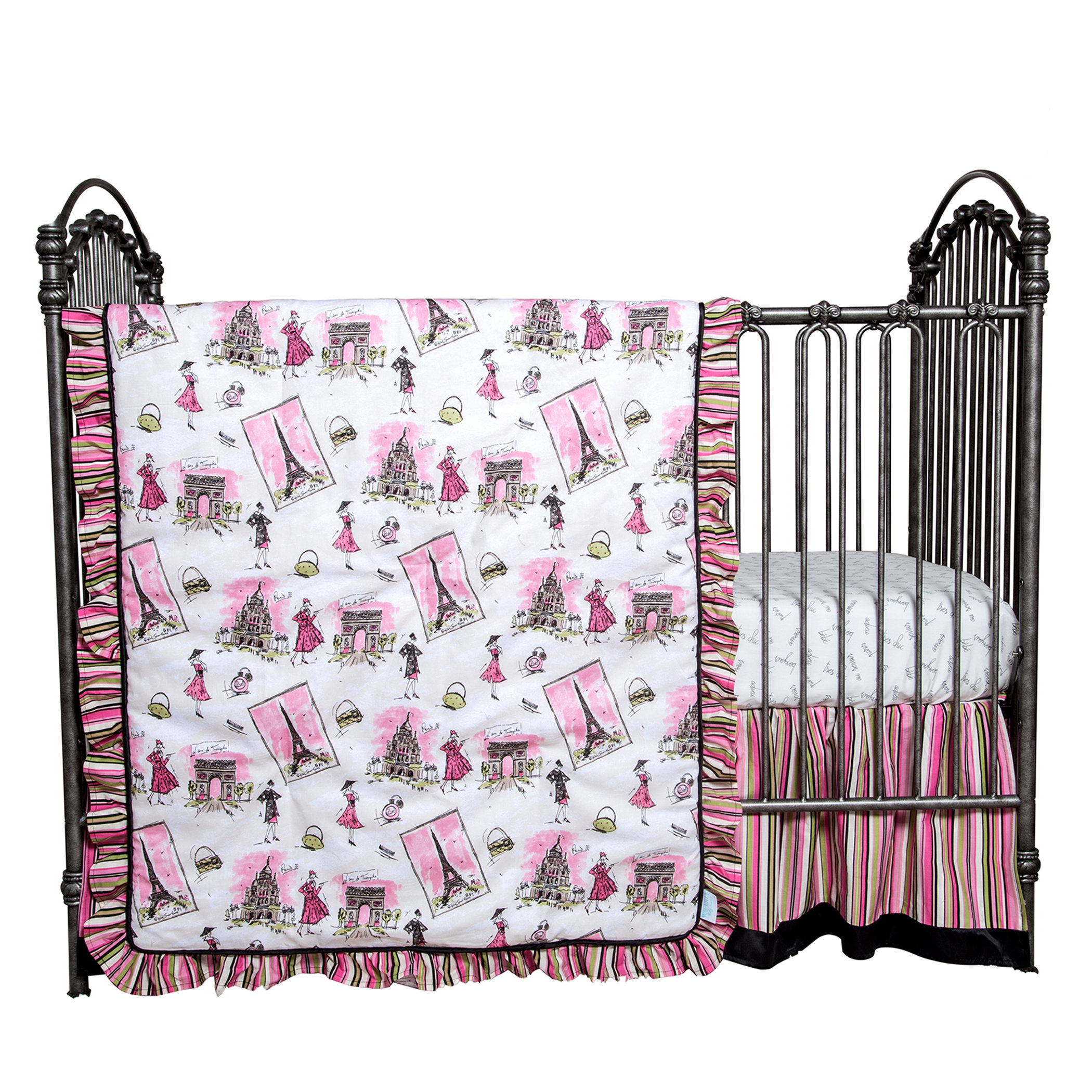 Trend Lab Waverly® Tres Chic 3 Piece Crib Bedding Set & Reviews Wayfair