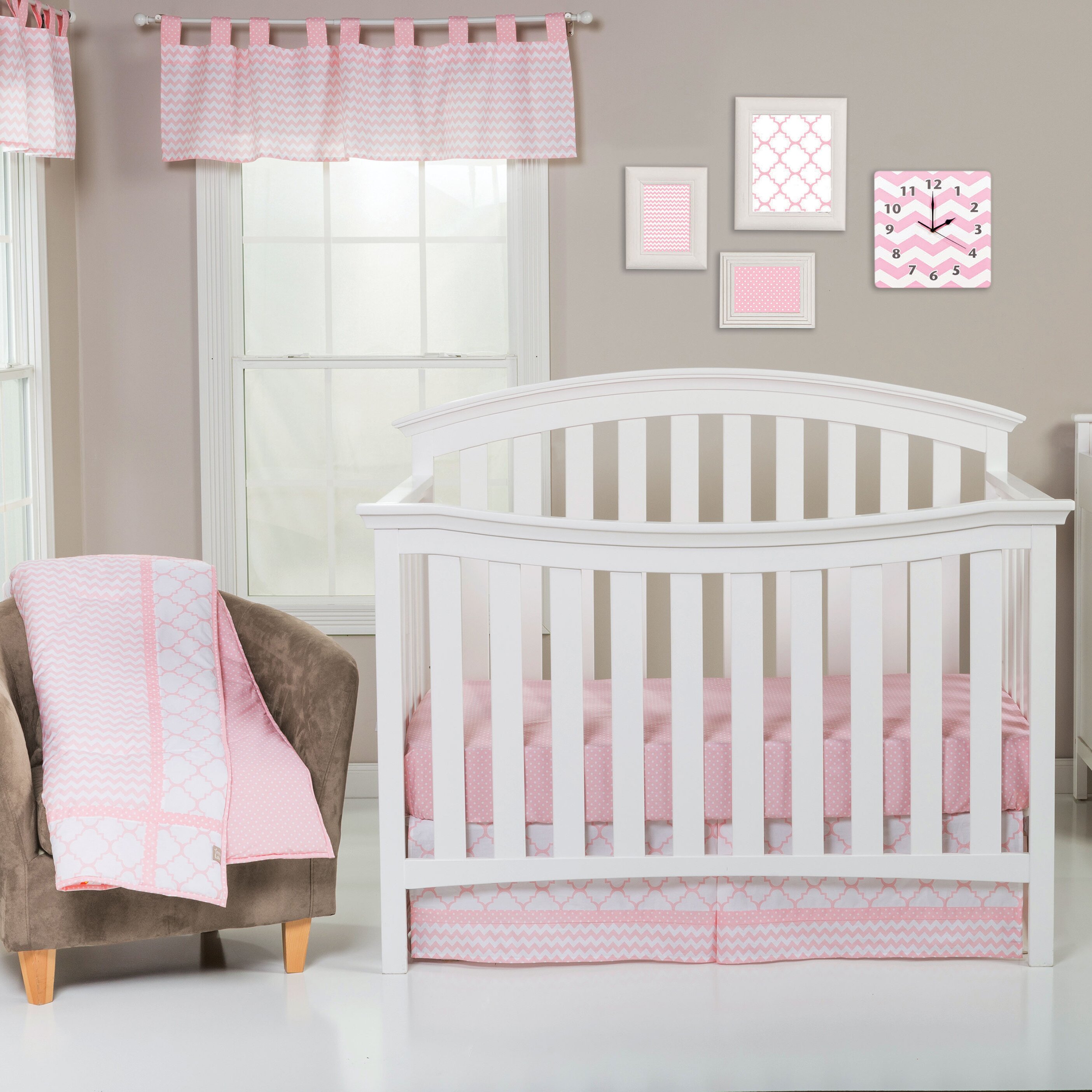 Trend Lab Pink Sky 3 Piece Crib Bedding Set & Reviews | Wayfair