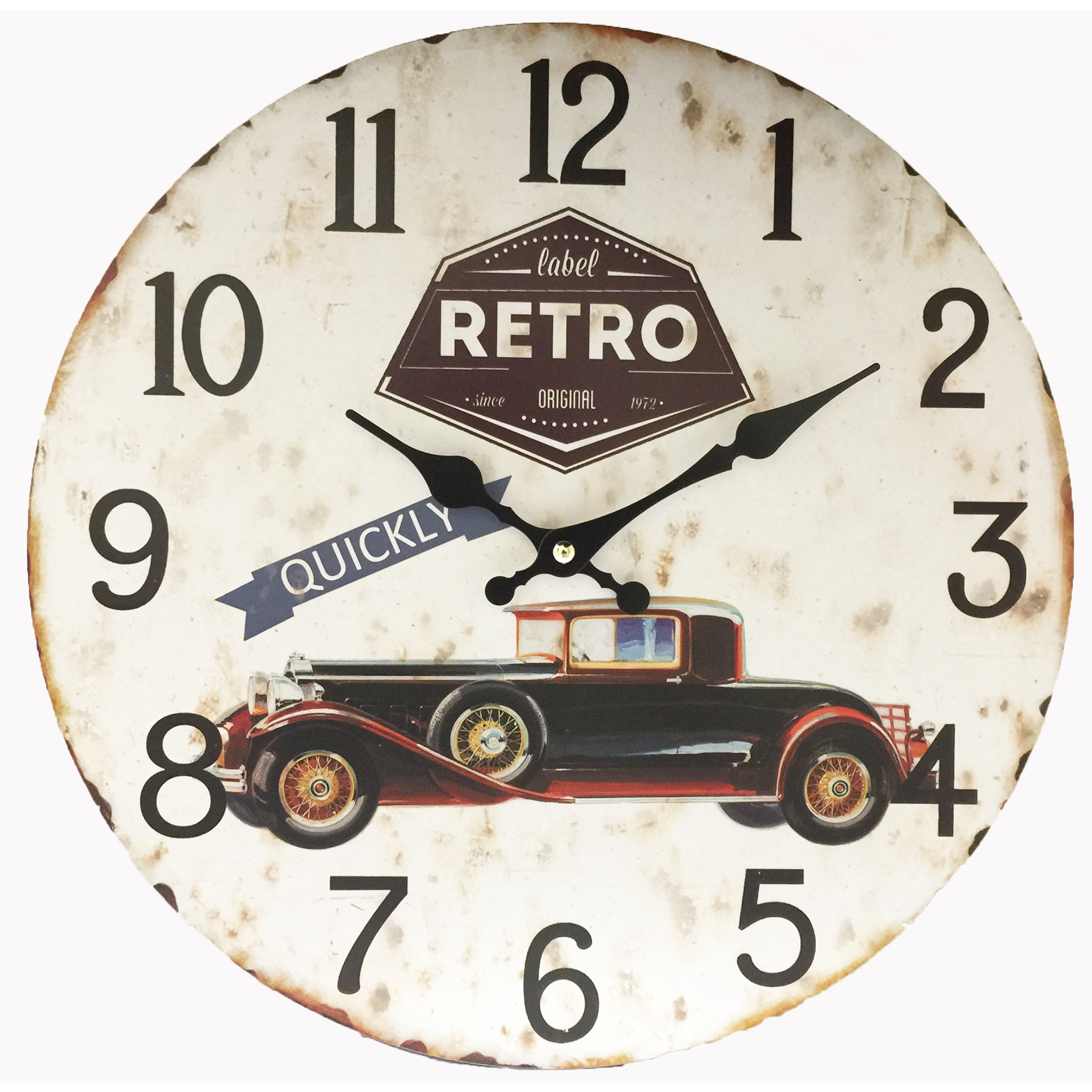 Creative Motion 13" Classic Car Wall Clock Wayfair