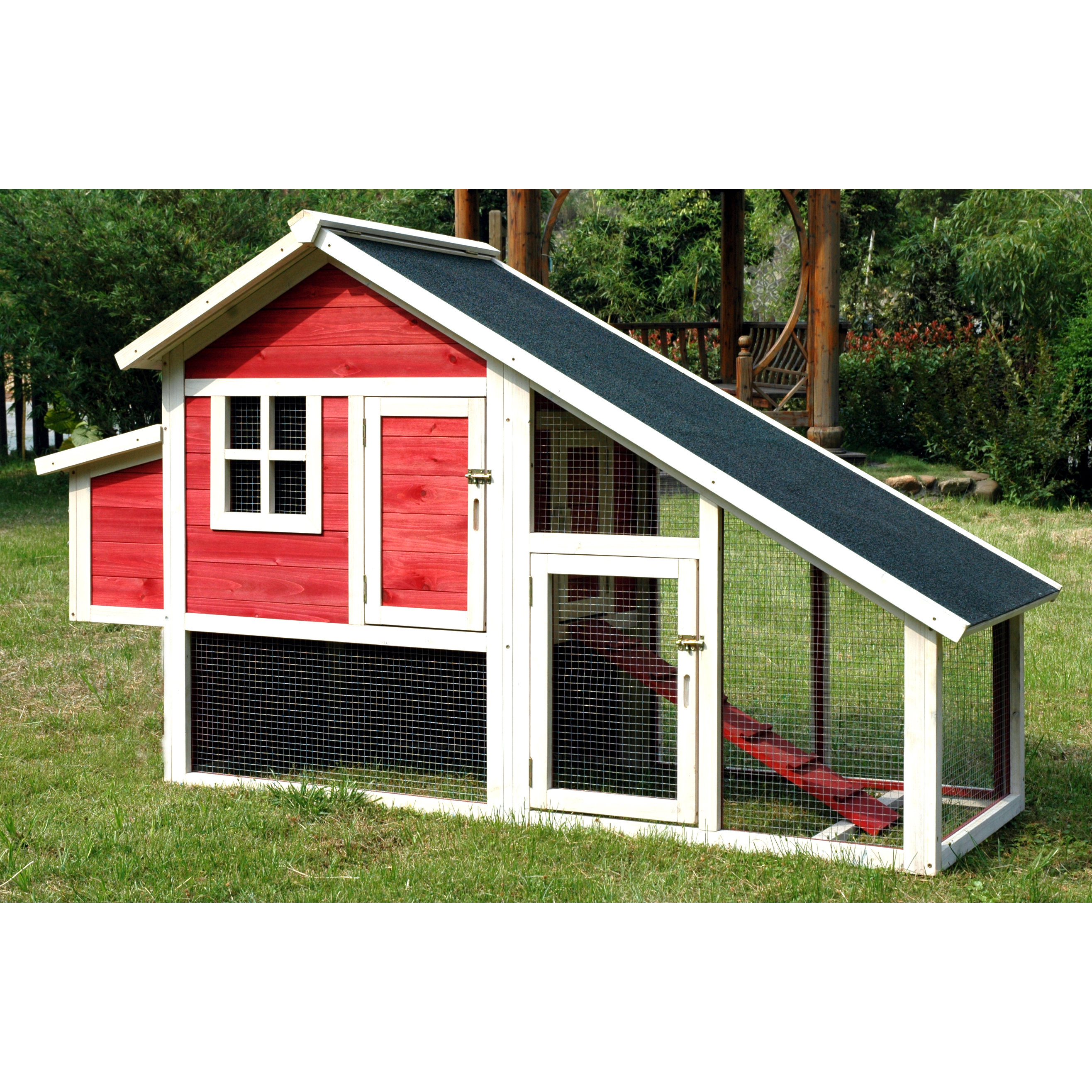 Merry Products Pet Proposal Habitat Chicken Coop with 
