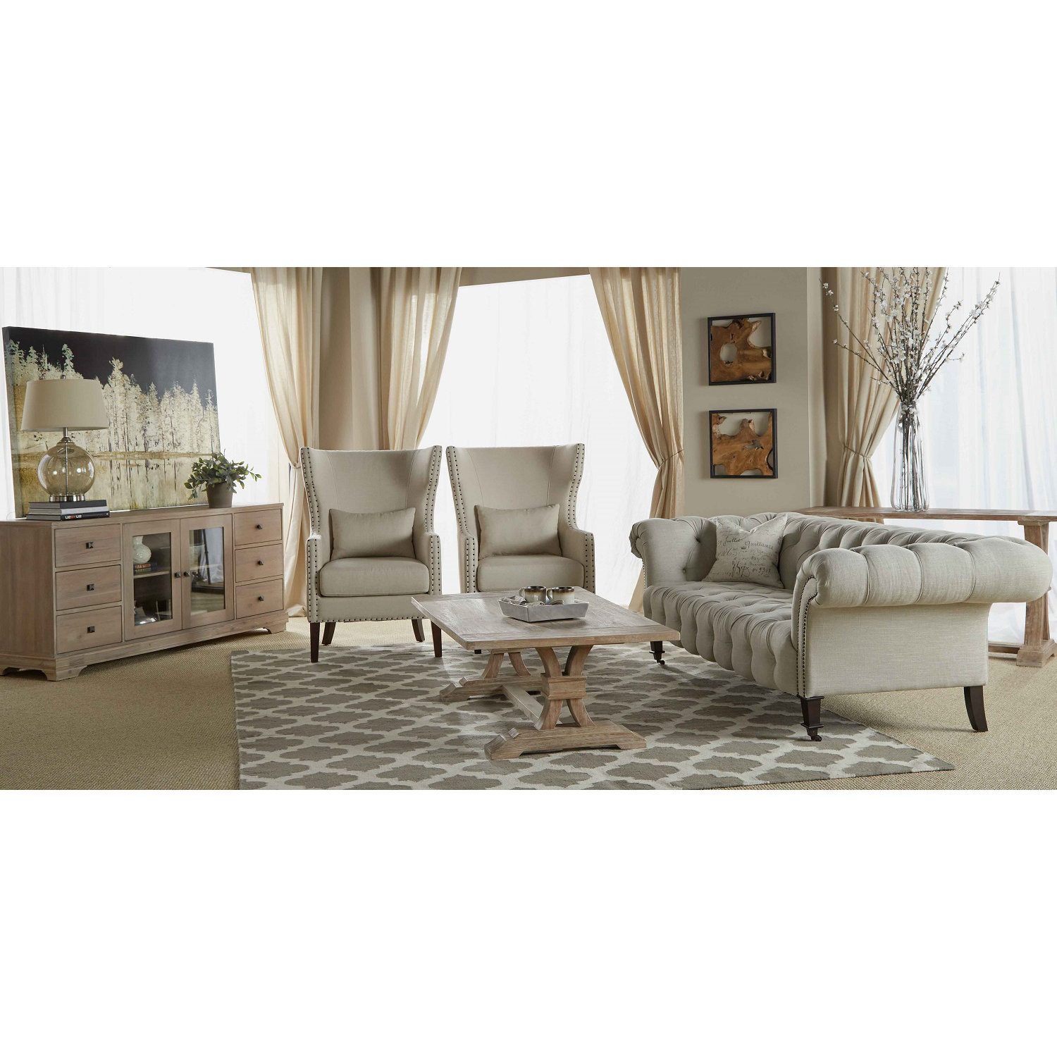 Orient Express Furniture Villa Berkley Wing Back Club Chair & Reviews