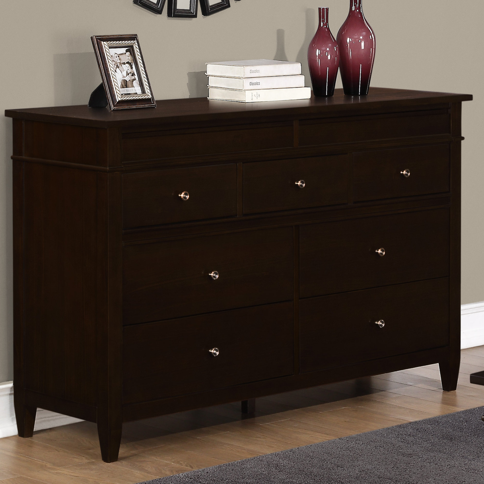 Simpli Home Carlton 9 Drawer Dresser Wayfair