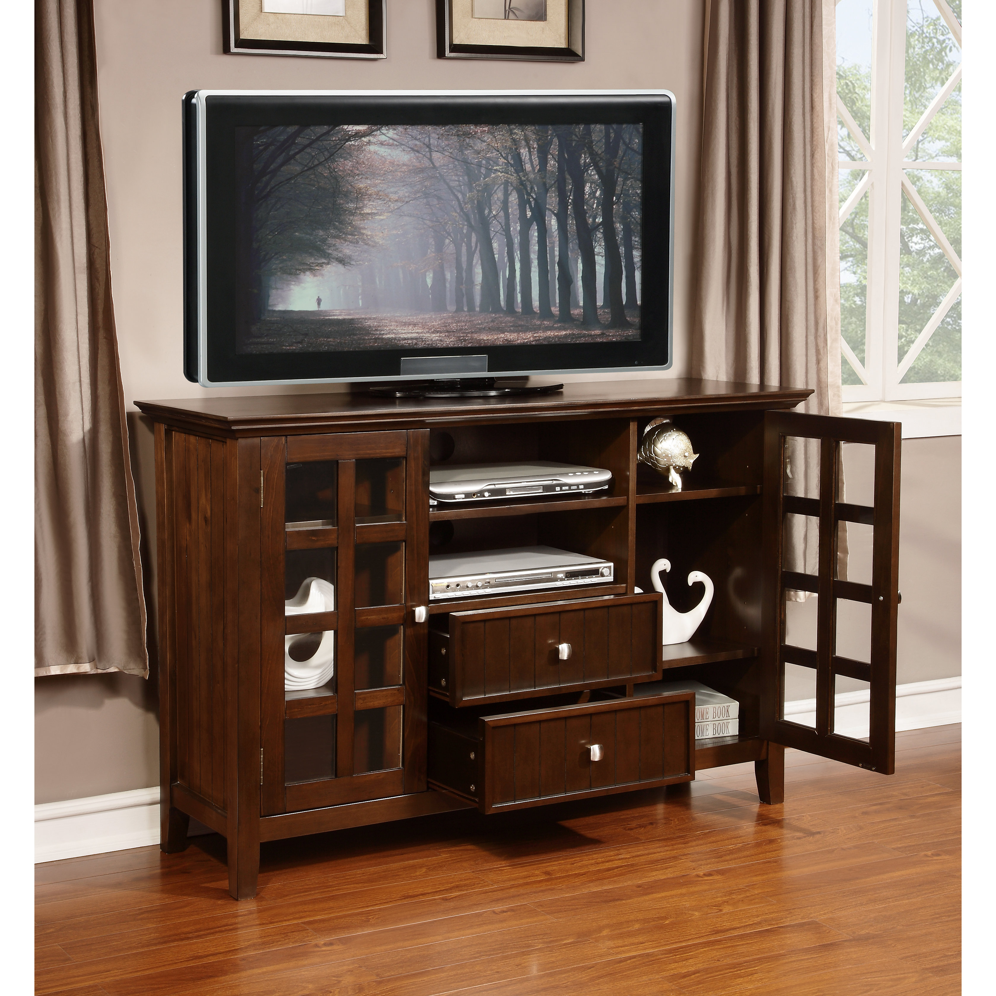 Simpli Home Acadian 53" TV Stand & Reviews Wayfair
