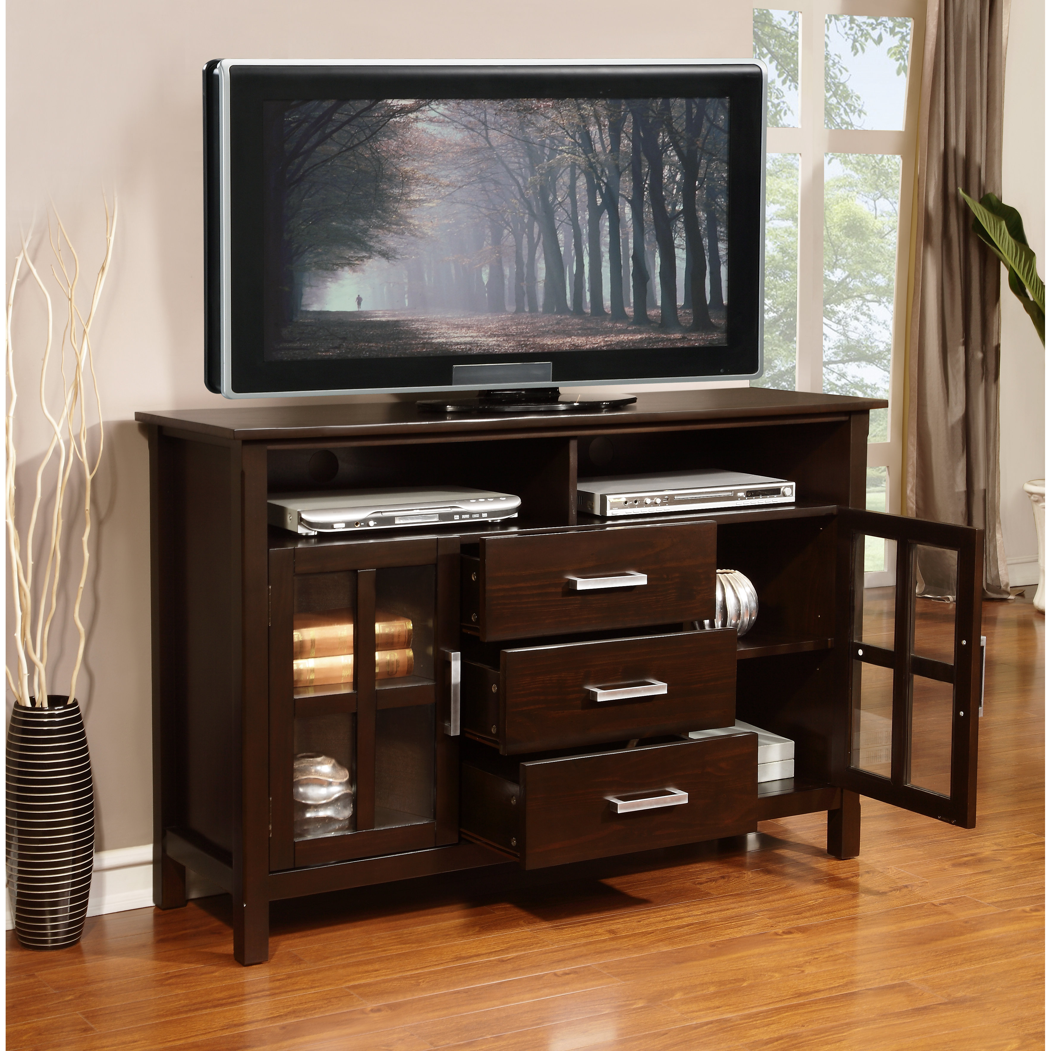 Simpli Home Kitchener TV Stand & Reviews Wayfair