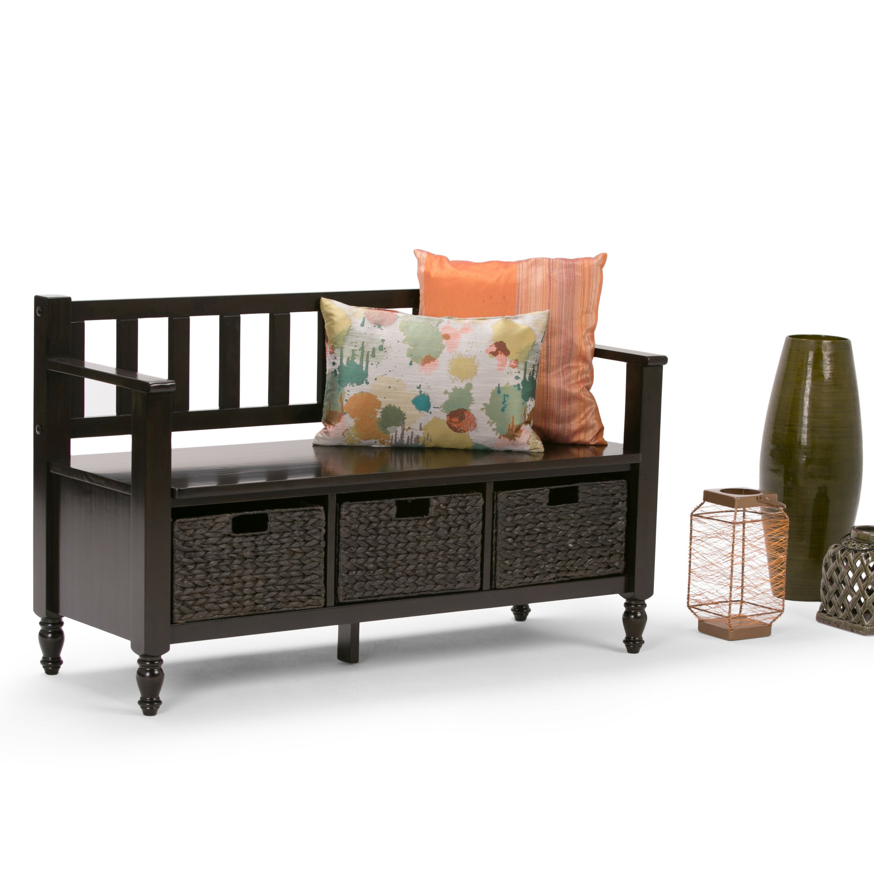 Simpli Home Dakota Entryway Bench & Reviews