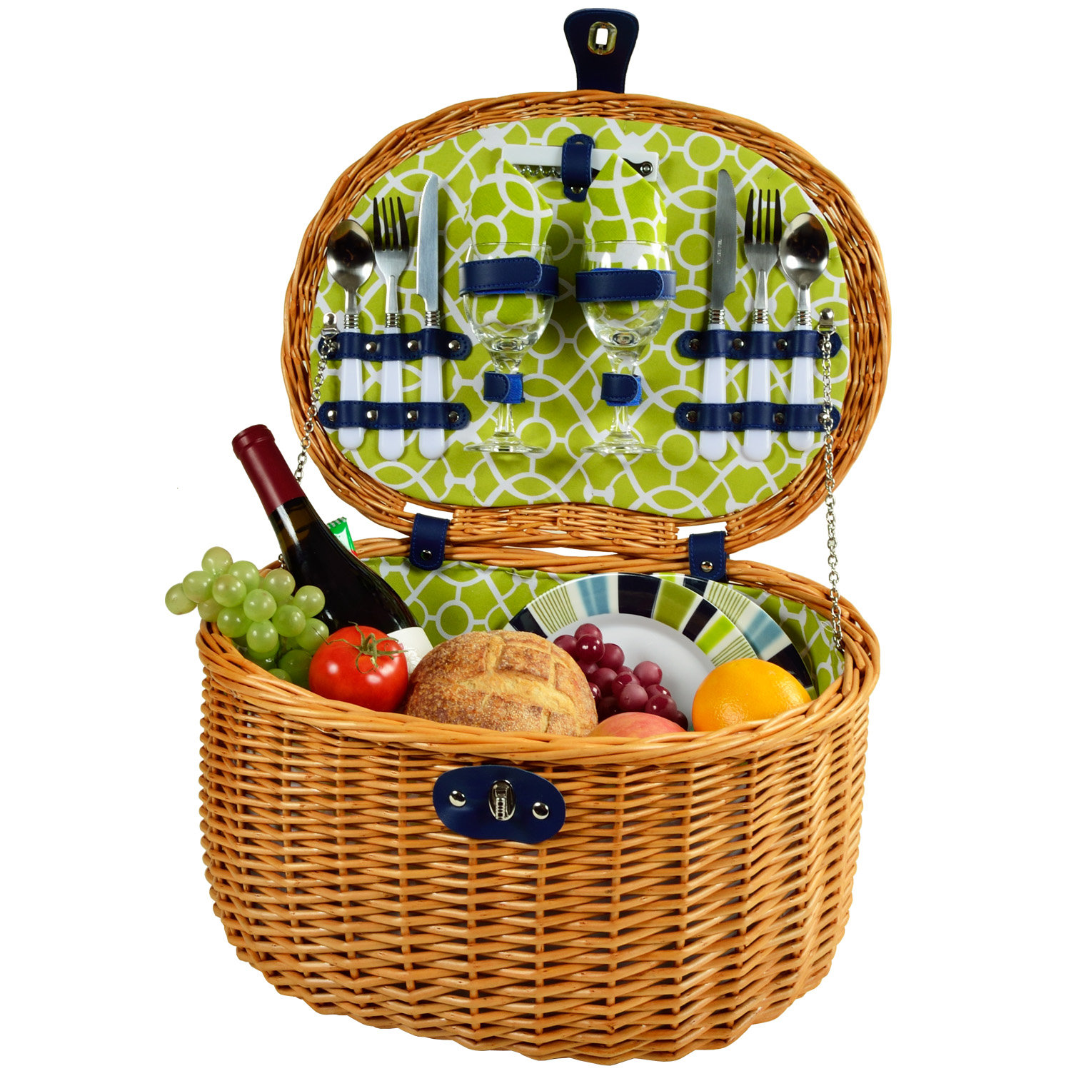 Picnic At Ascot Ramble 2 Person Picnic Basket & Reviews | Wayfair