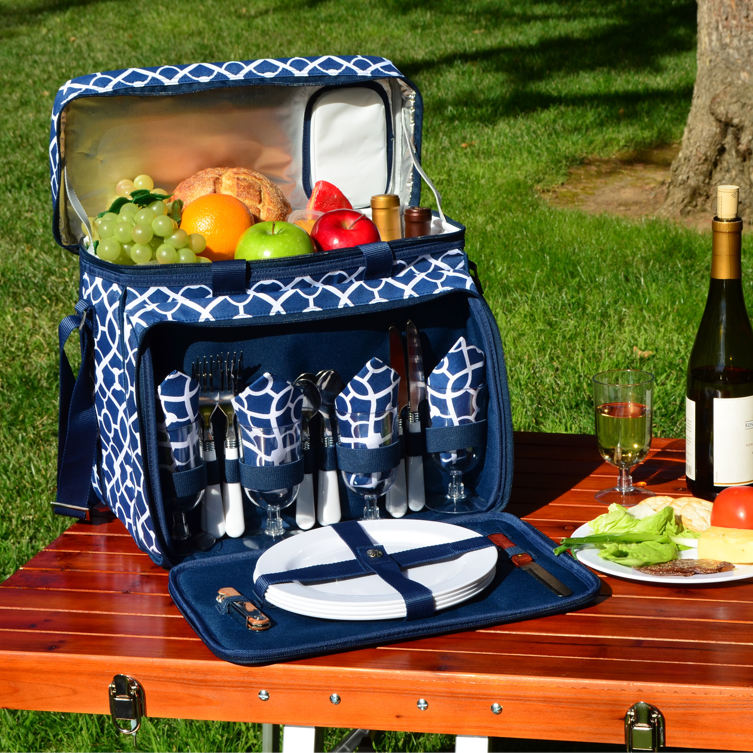 Picnic At Ascot Trellis Picnic Cooler & Reviews Wayfair